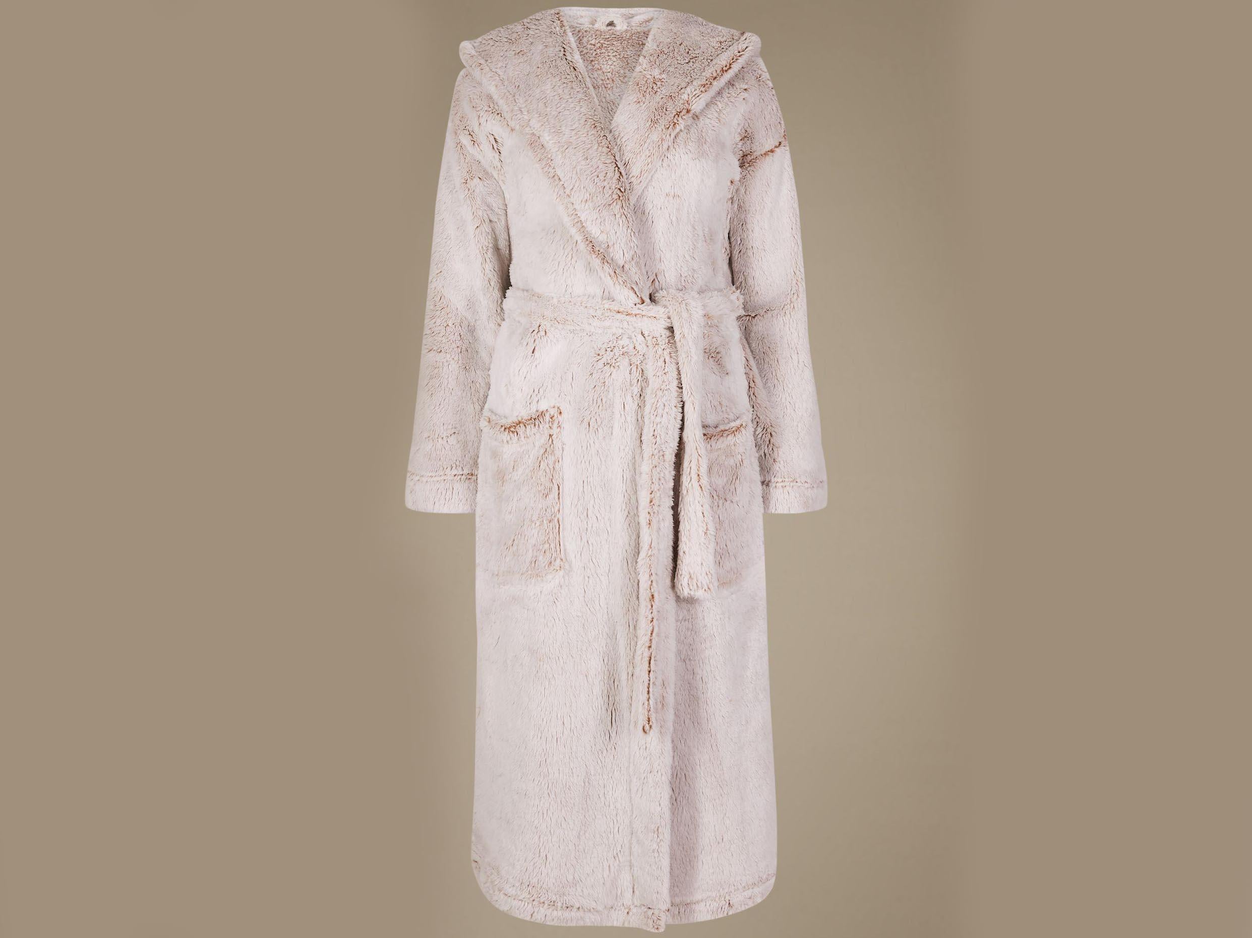 Supersoft Hooded Long Sleeve Dressing Gown, £28, Marks and Spencer