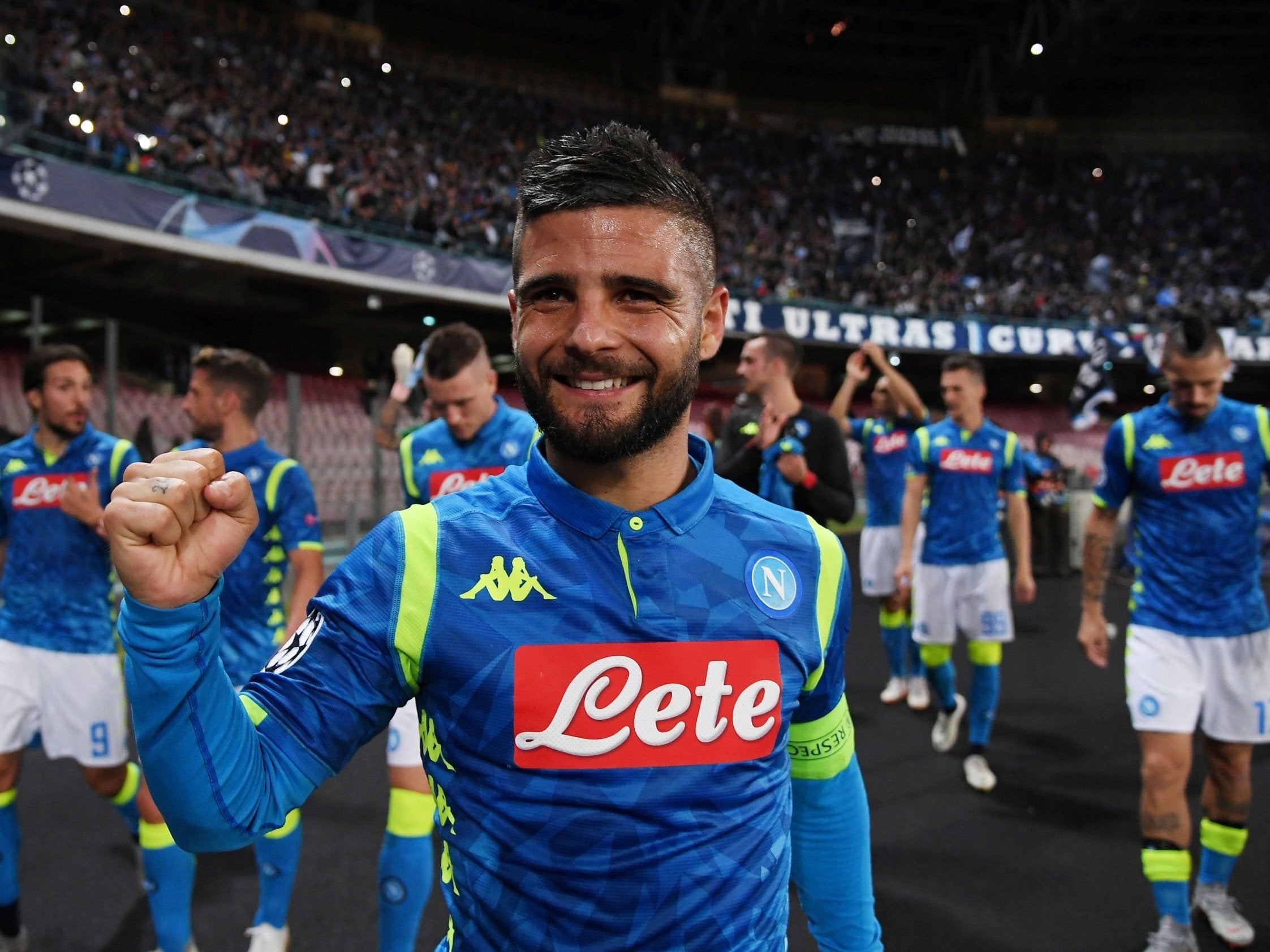 Lorenzo Insigne scored the winner in added time against Liverpool