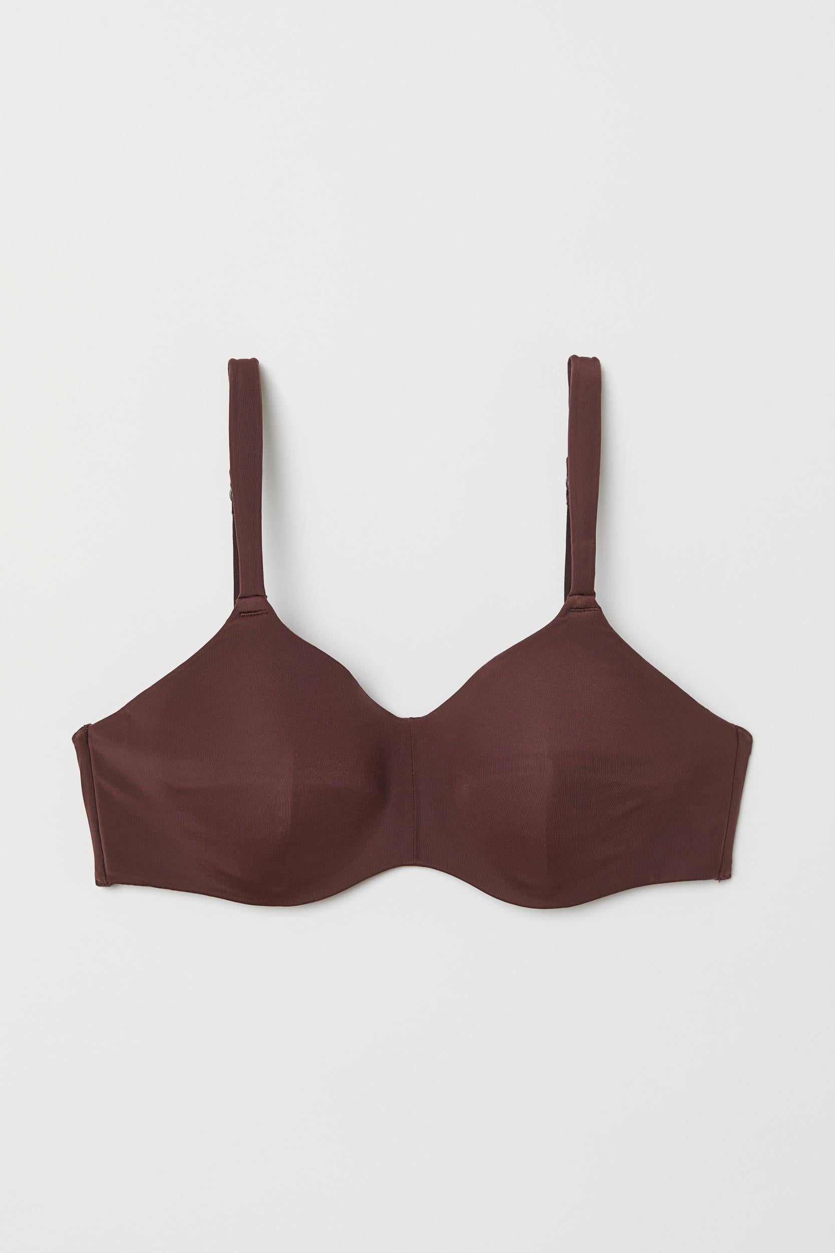 The soft-cup bra features a full cup to offer maximum coverage (H&amp;amp;M)