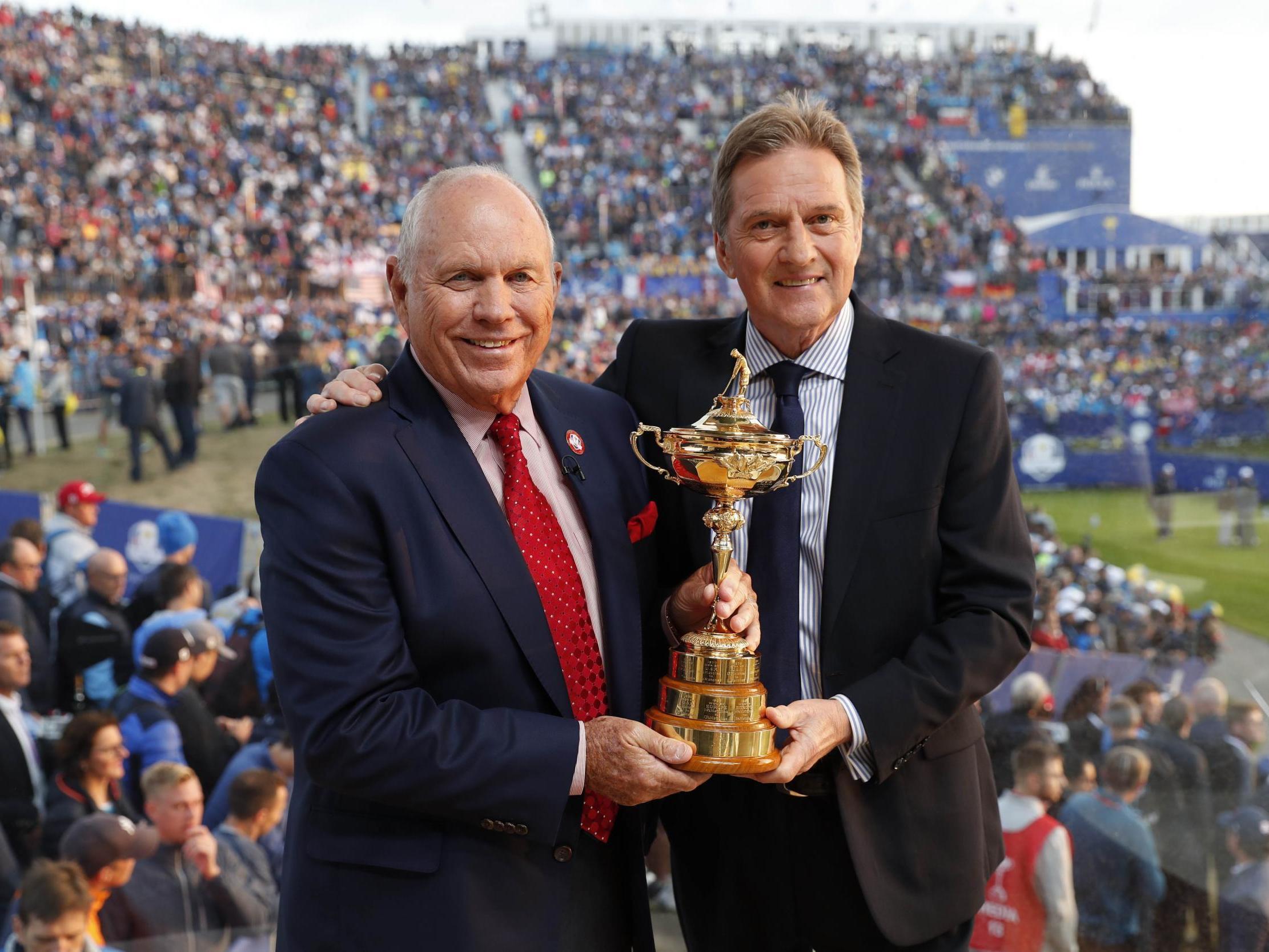 Butch Harmon and Livingstone have been the regular faces of Sky Sports' golf coverage over the years