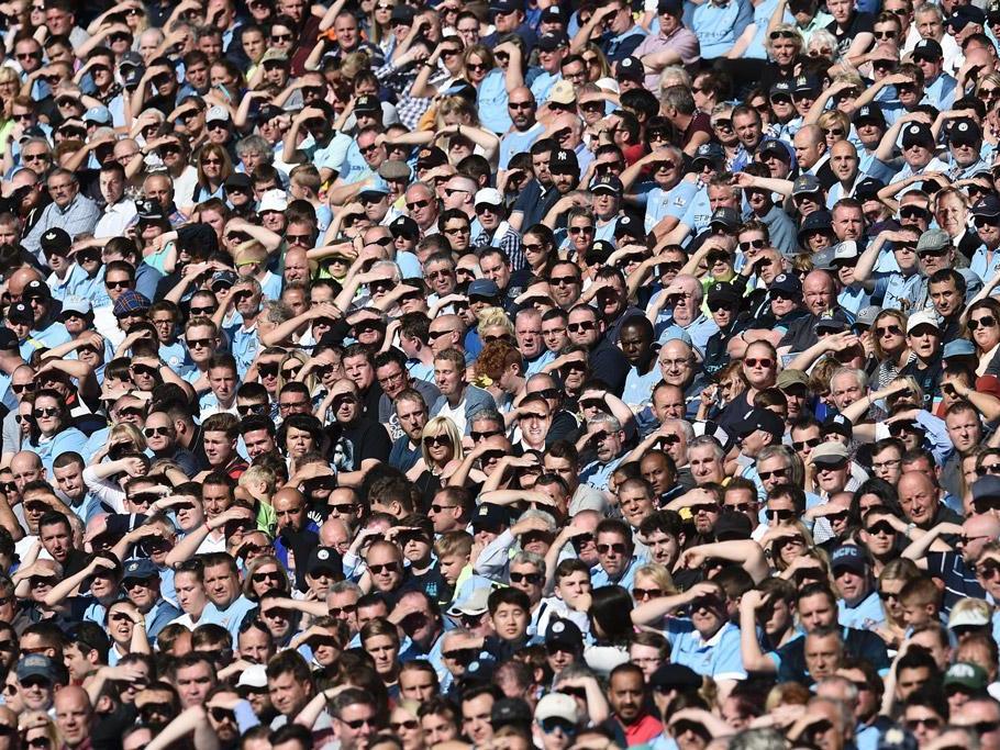 Spot the stars and pundits watching Liverpool versus Man City (Sky Sports)