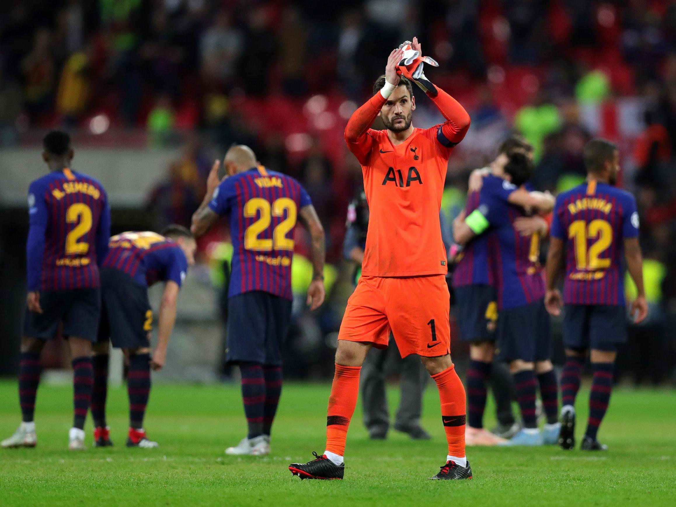 Hugo Lloris was helpless against Lionel Messi