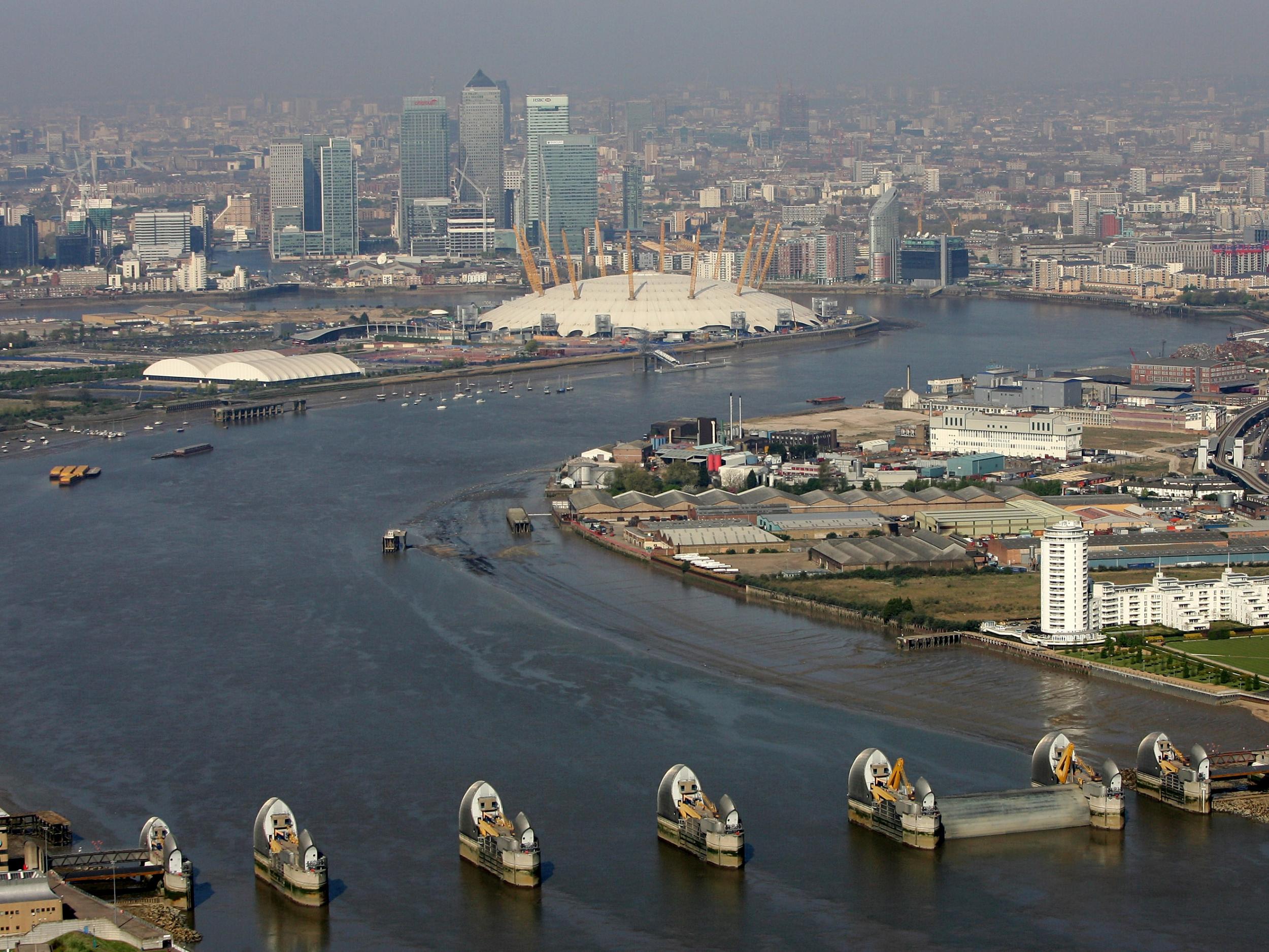 The UK capital is increasingly vulnerable as a result of sea level rises and will have to use its main flood defence, the Thames Barrier, more frequently