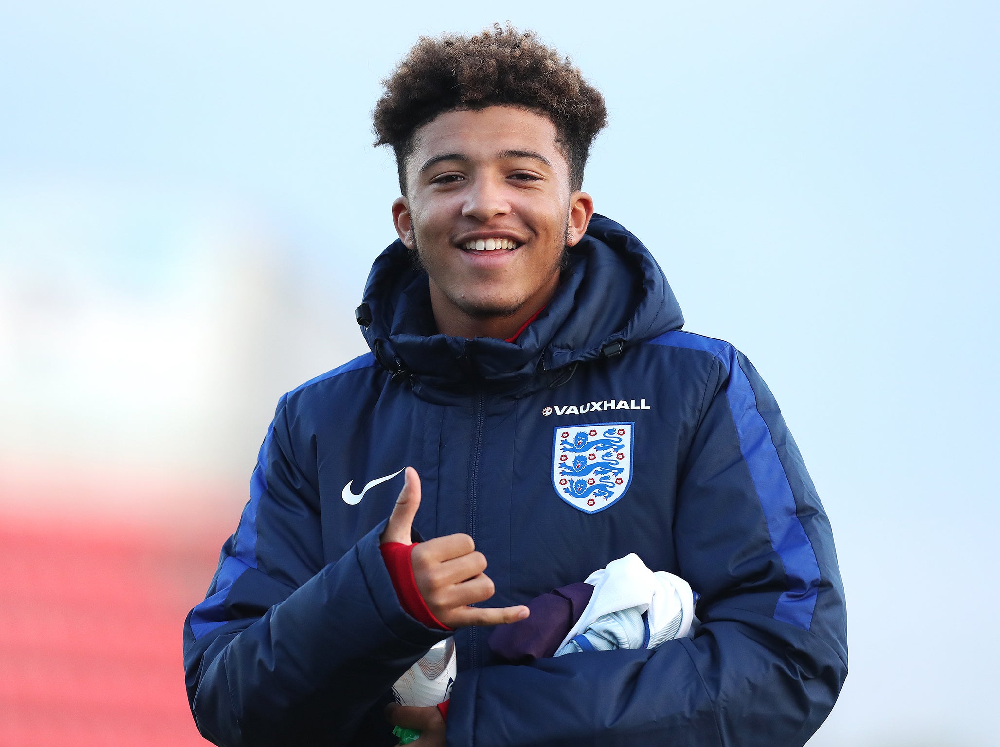 Jadon Sancho has been handed his first England call-up