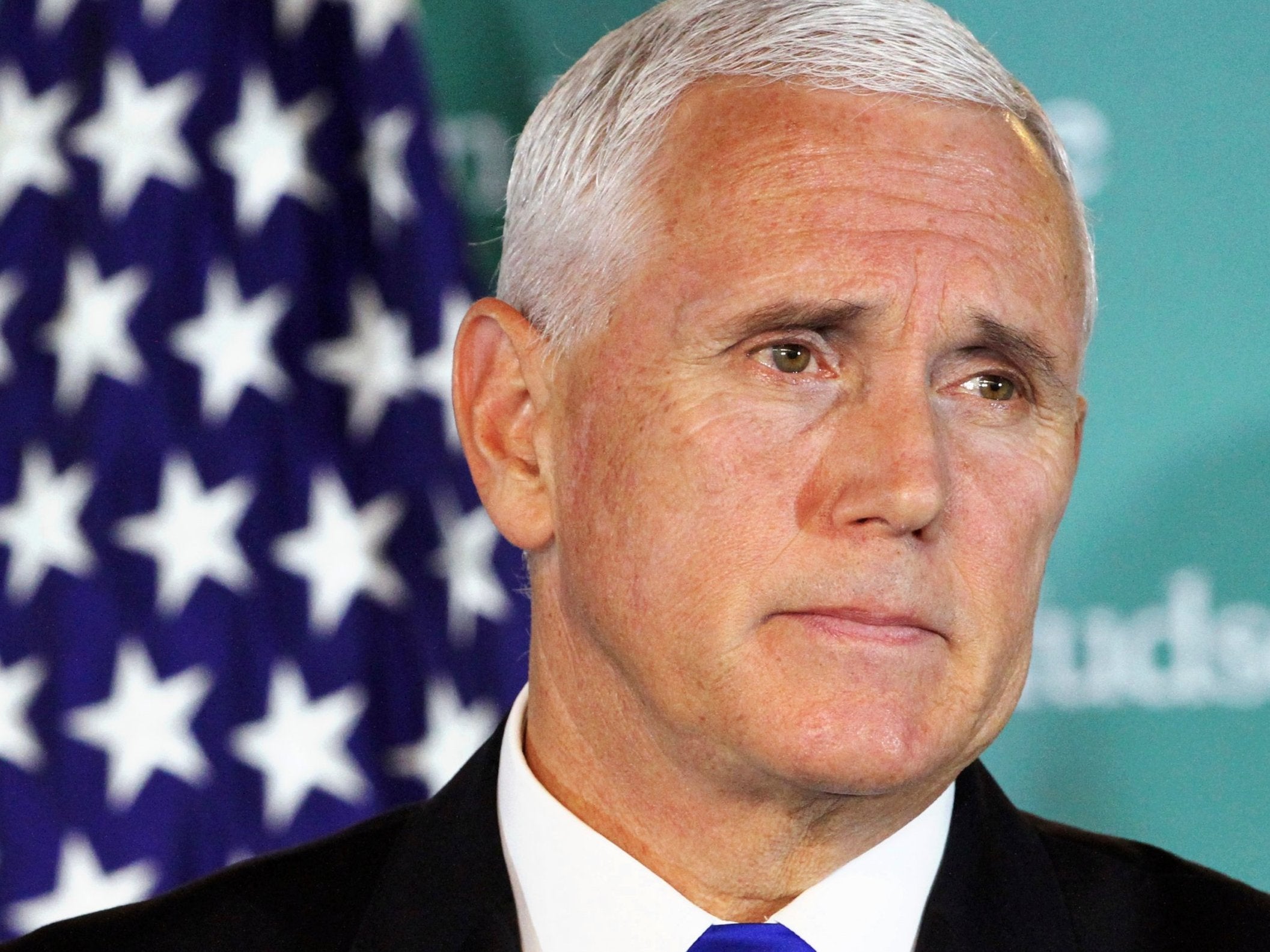 Mr Pence is standing by to cast a decisive vote for Mr Kavanaugh if necessary