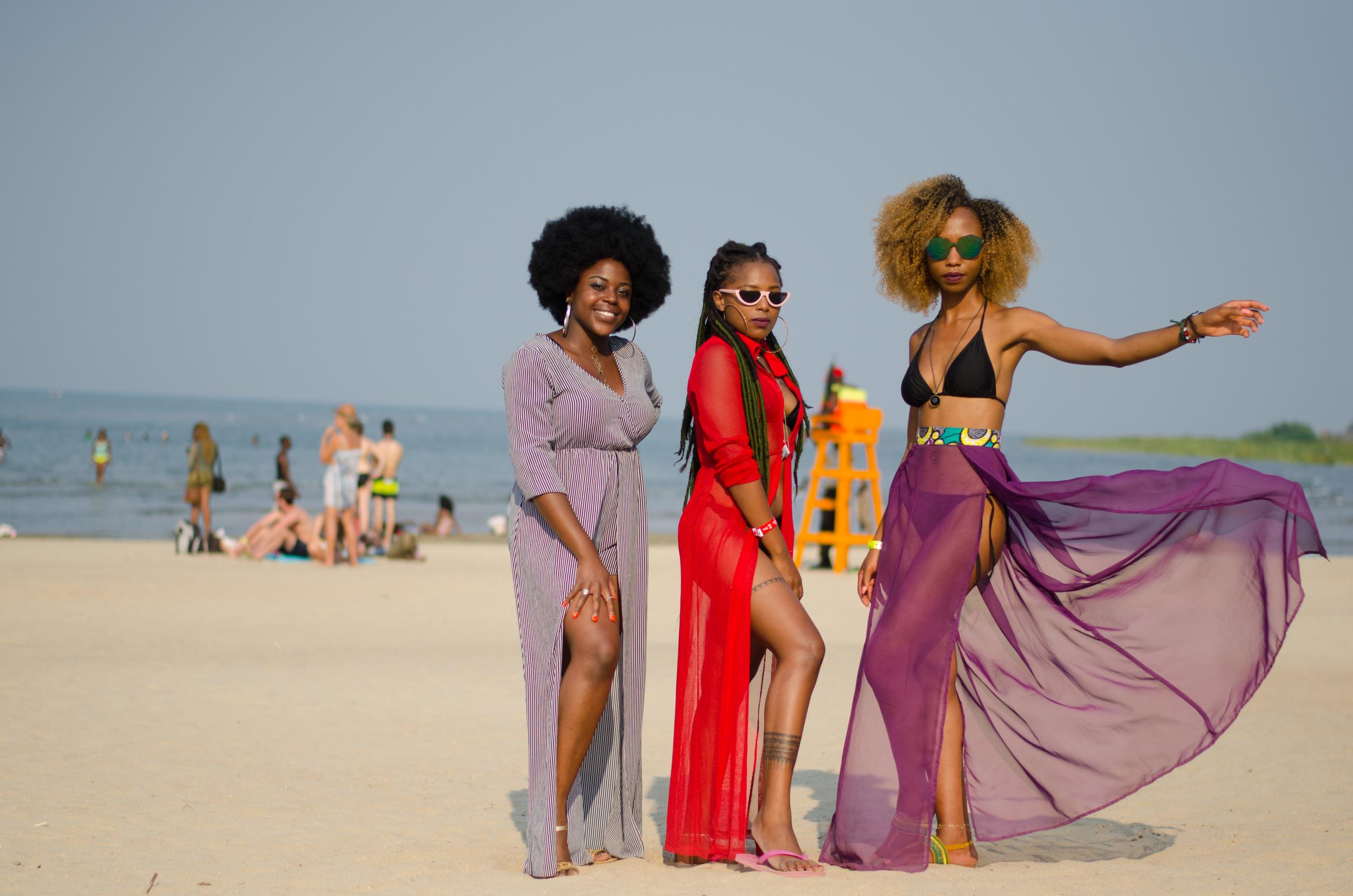 Festival-goers at Lake of Stars festival in Malawi