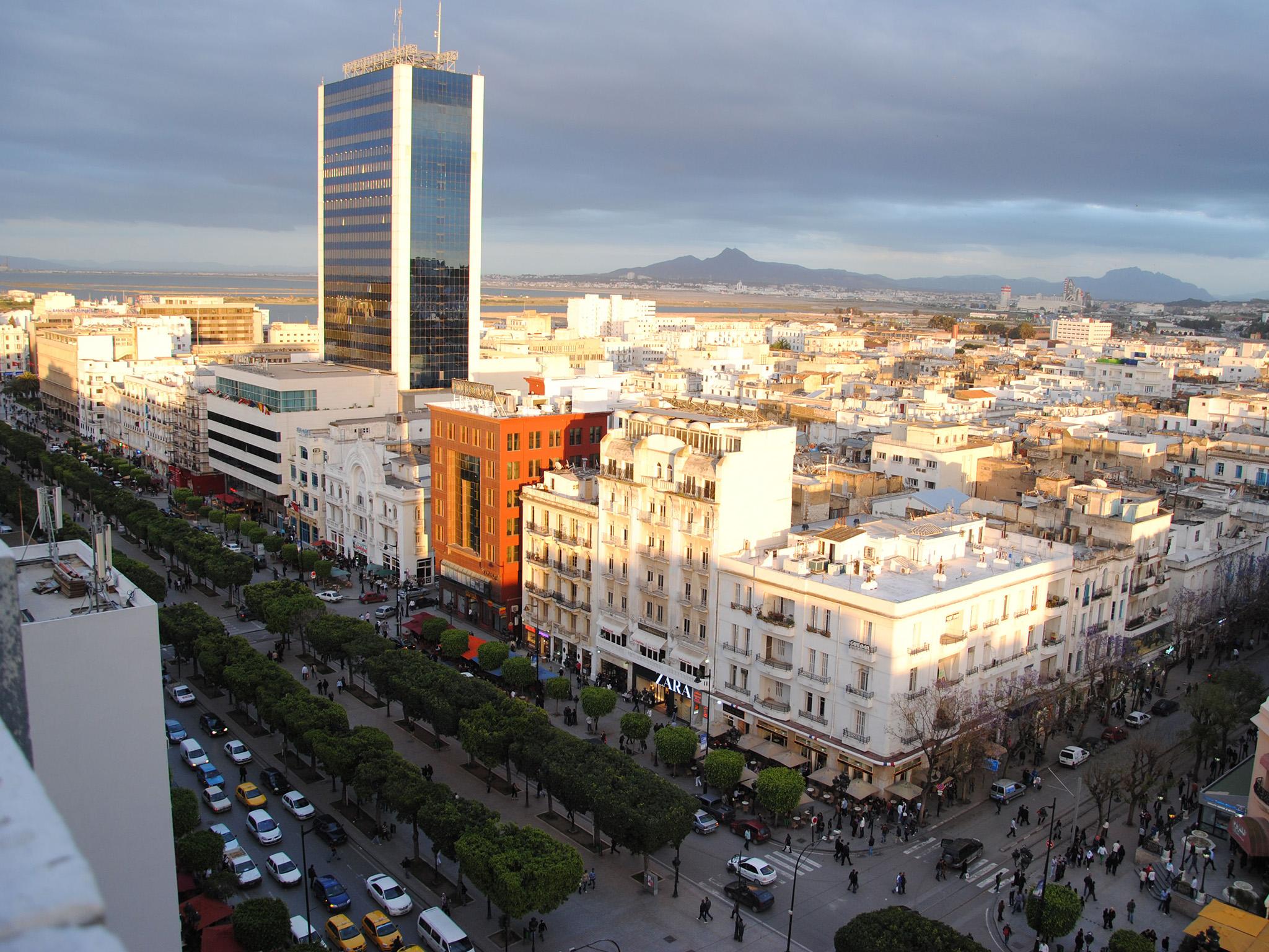 Avenue Habib Bourguiba is considered the historical, political and economic heart of Tunis (Alamy)