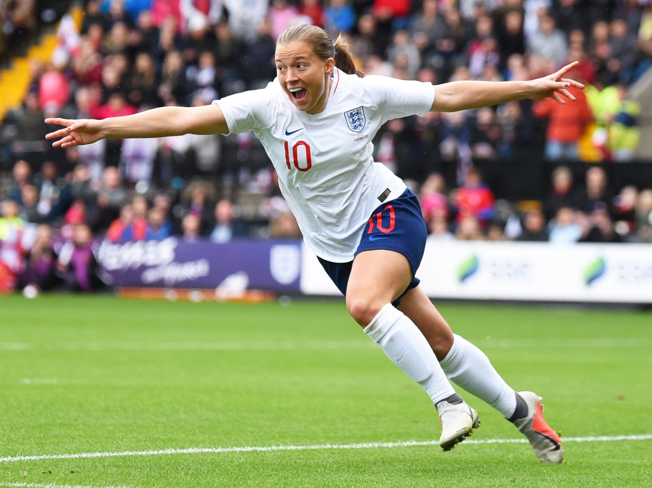 Fran Kirby scored the only goal in England’s 1-0 win against Brazil