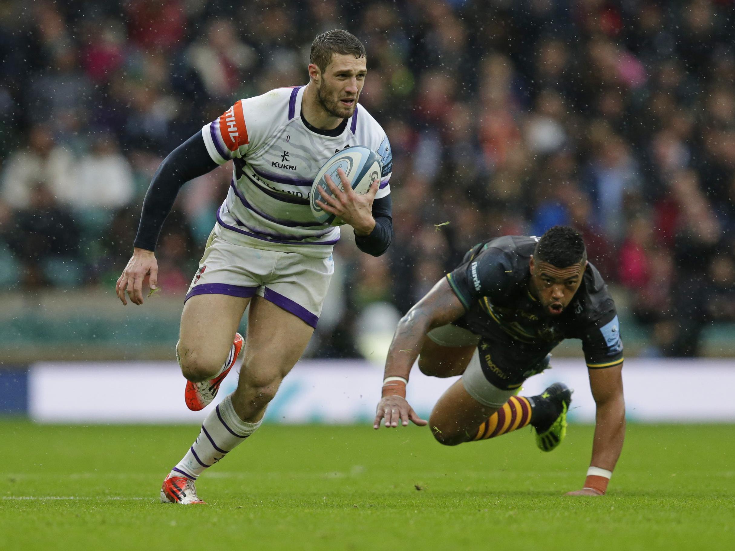 Jonah Holmes set up both of Leicester's first-half tries