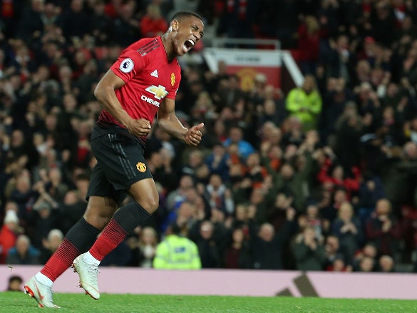 Anthony Martial equalised for Manchester United