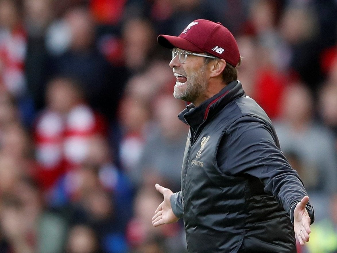 Jurgen Klopp says it's important his side are intelligent given the number of games they have