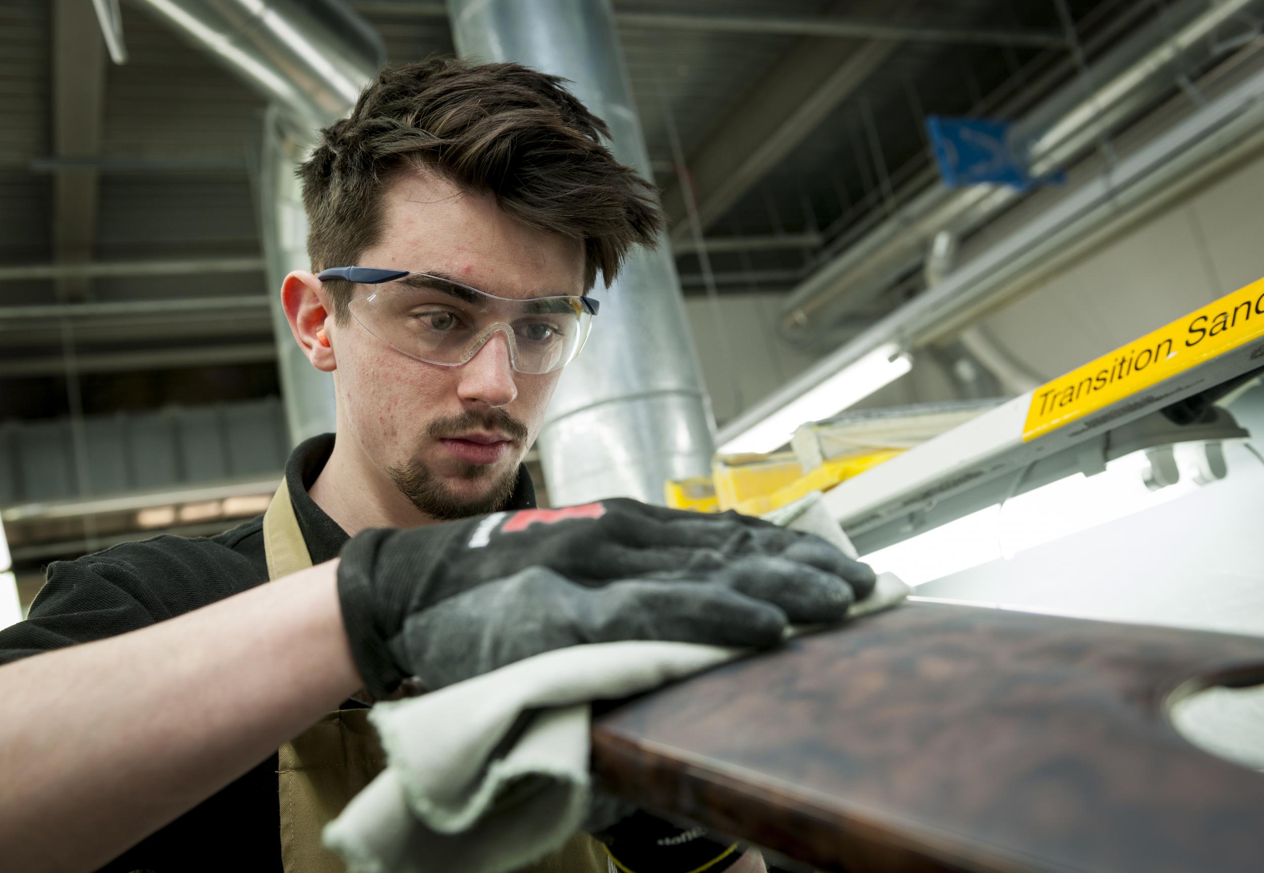 Callum Rafferty, with some fine Rolls-Royce veneers...