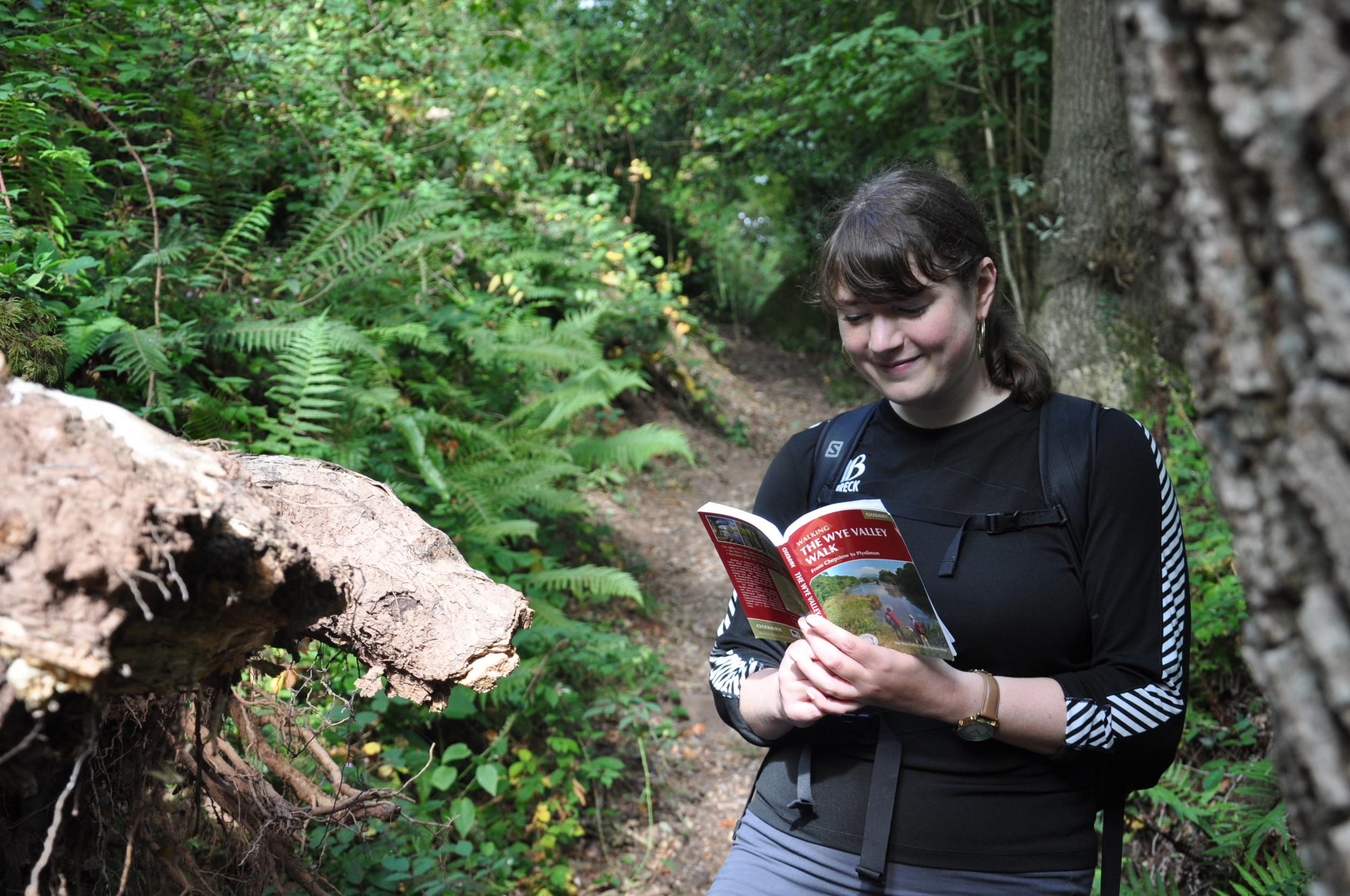 The Wye Valley guidebook is a big help – most of the time