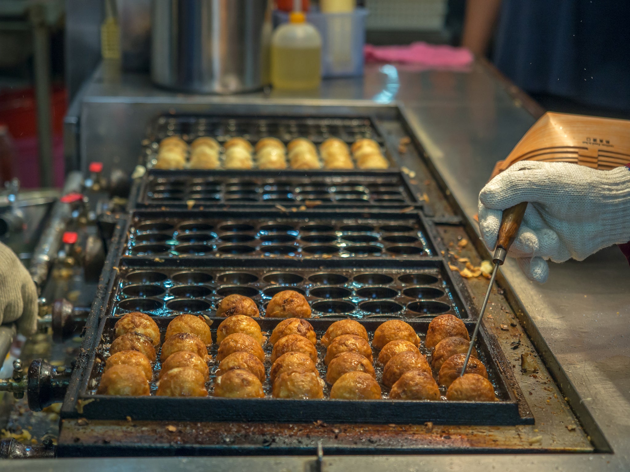 Fish balls are made in the capital Taipei