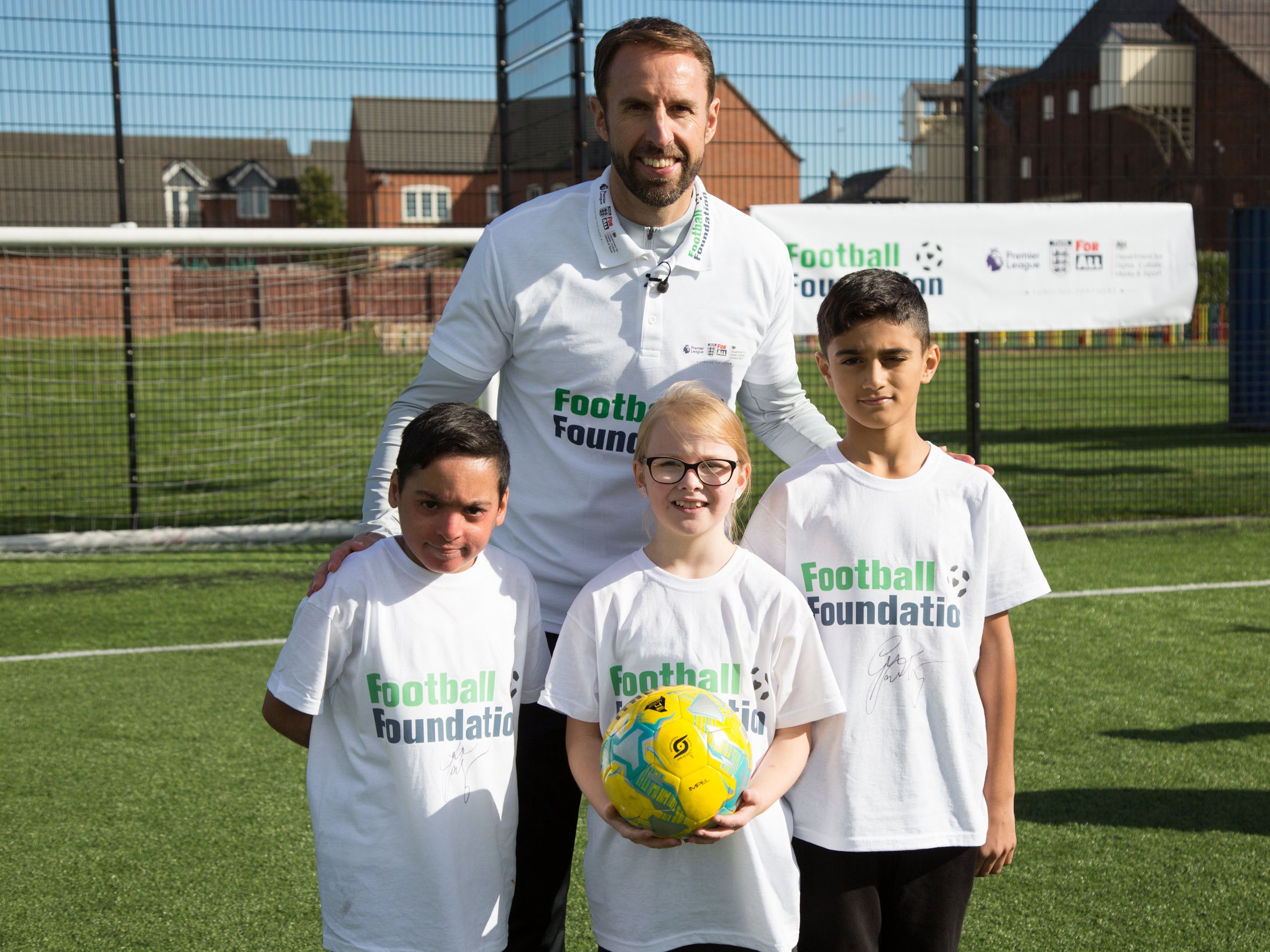 England manager Gareth Southgate is an ambassador for the charity