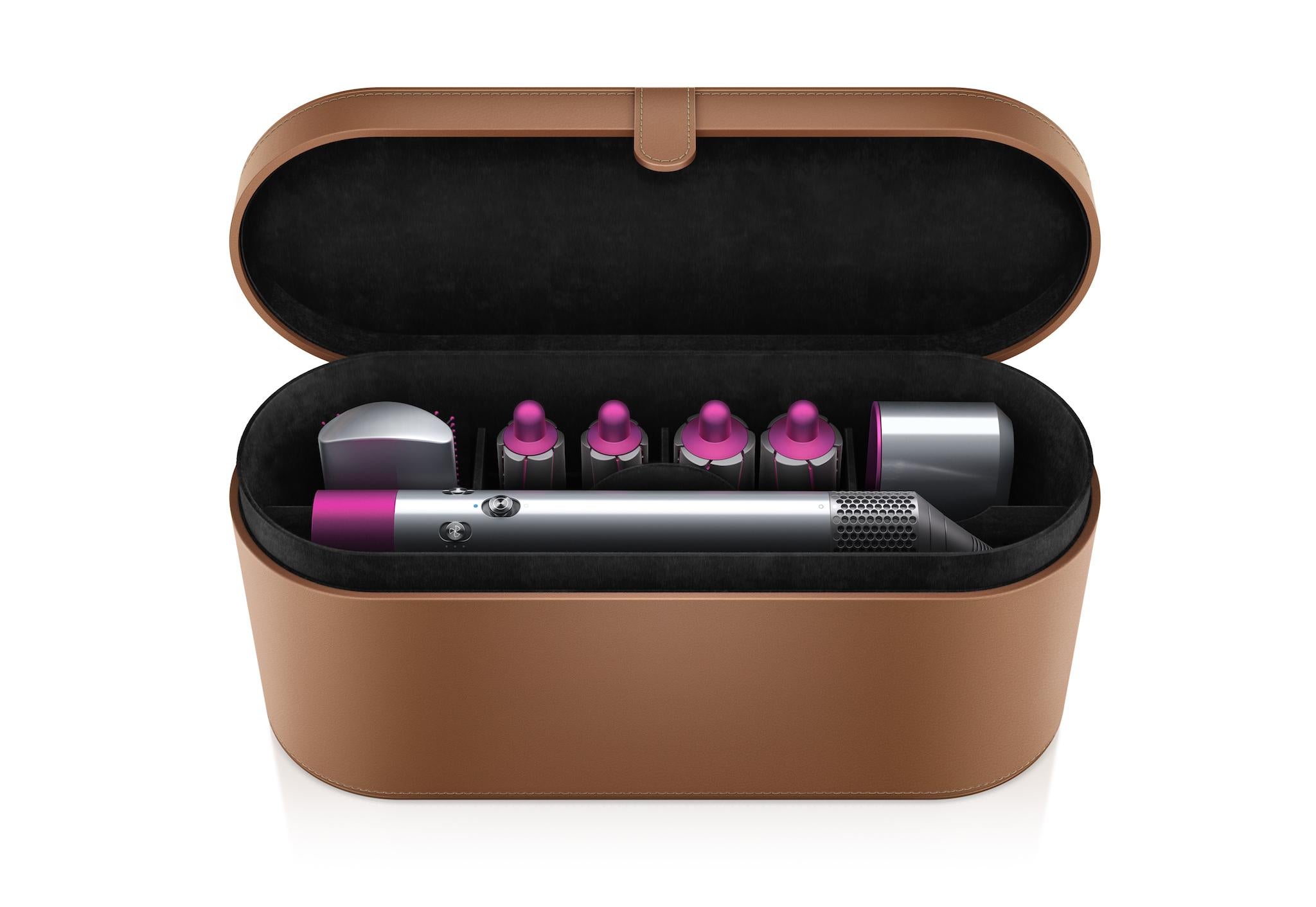 The new Dyson Airwrap in its box