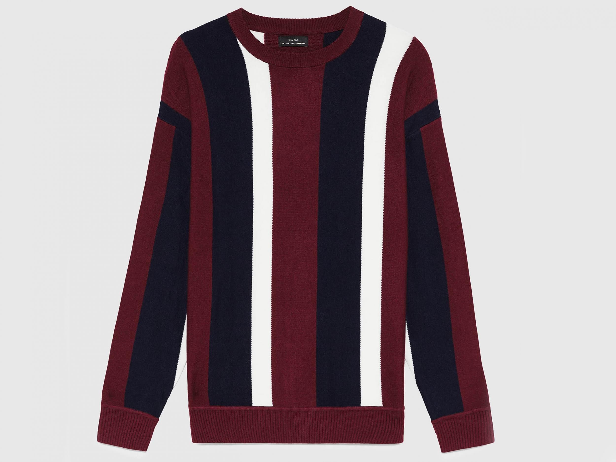 Vertical Stripe Sweater, £25.99, Zara