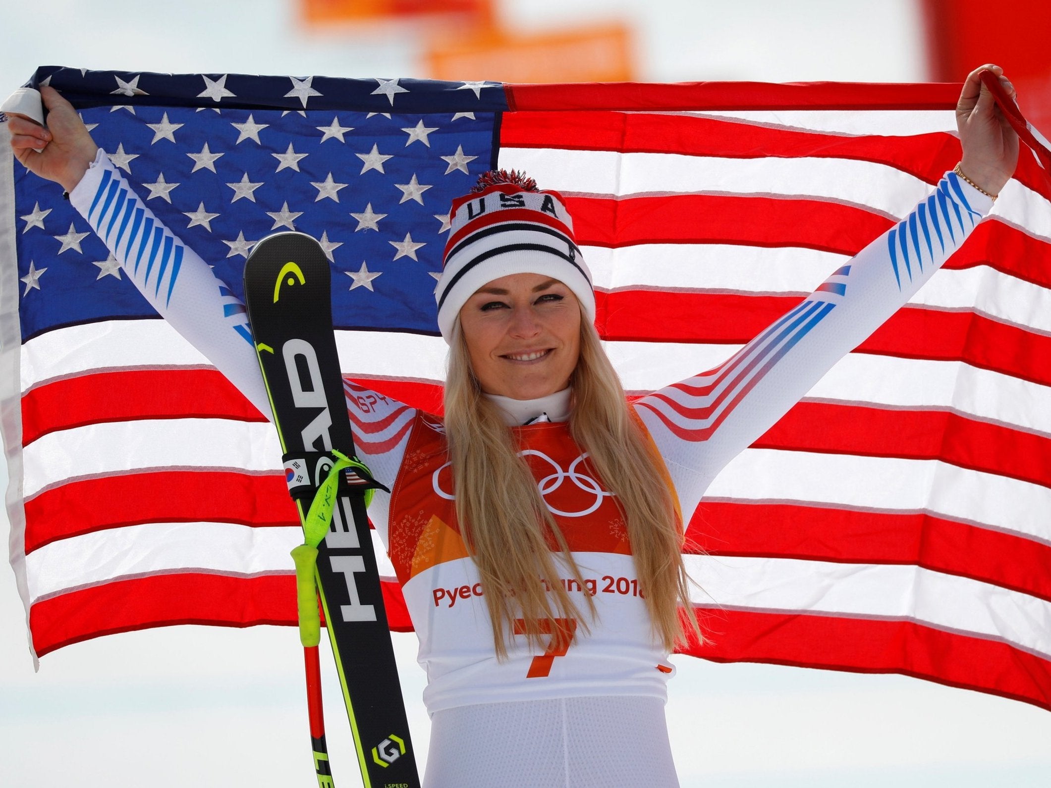 Lindsey Vonn became the oldest women's alpine skier to win an Olympic medal by claiming silver in Pyeongchang