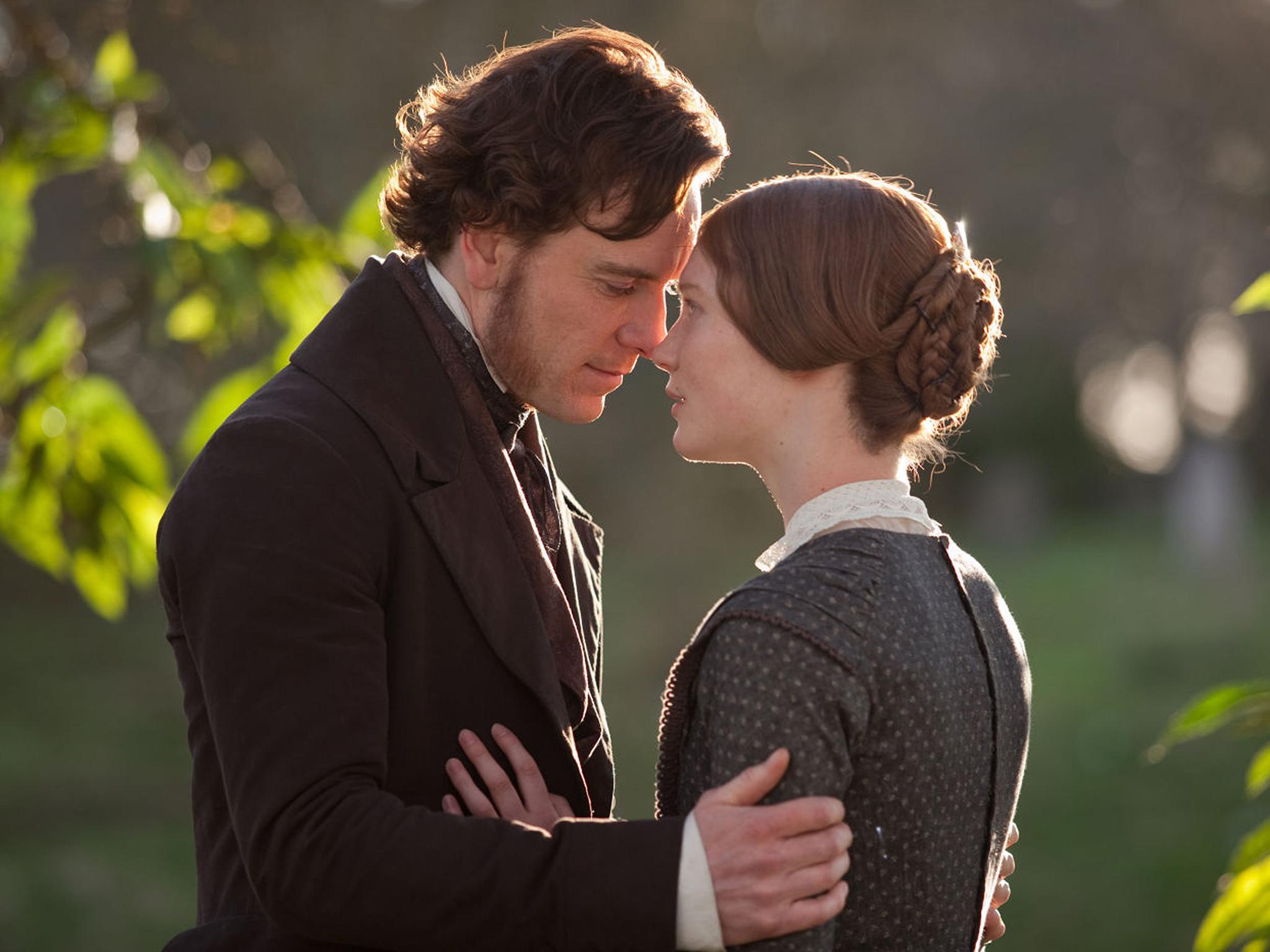 Michael Fassbender as Mr Rochester and Mia Wasikowska in the title role of ‘Jane Eyre’