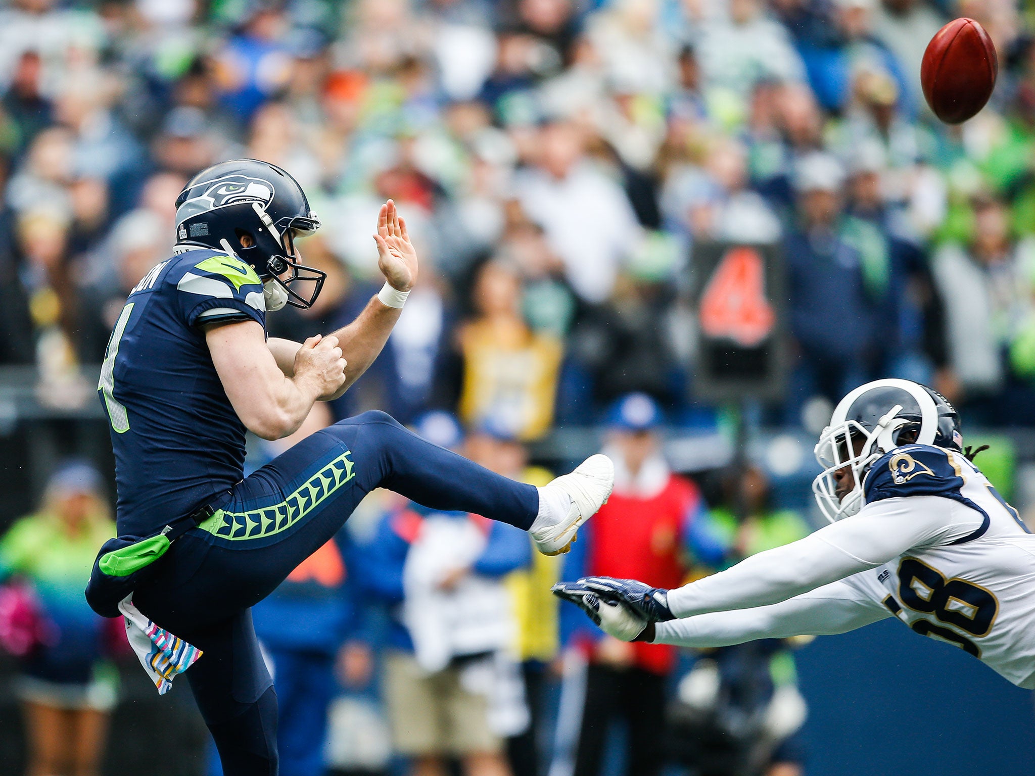 Seattle Seahawks kicker Michael Dickson has caught the eye in his rookie season in the NFL