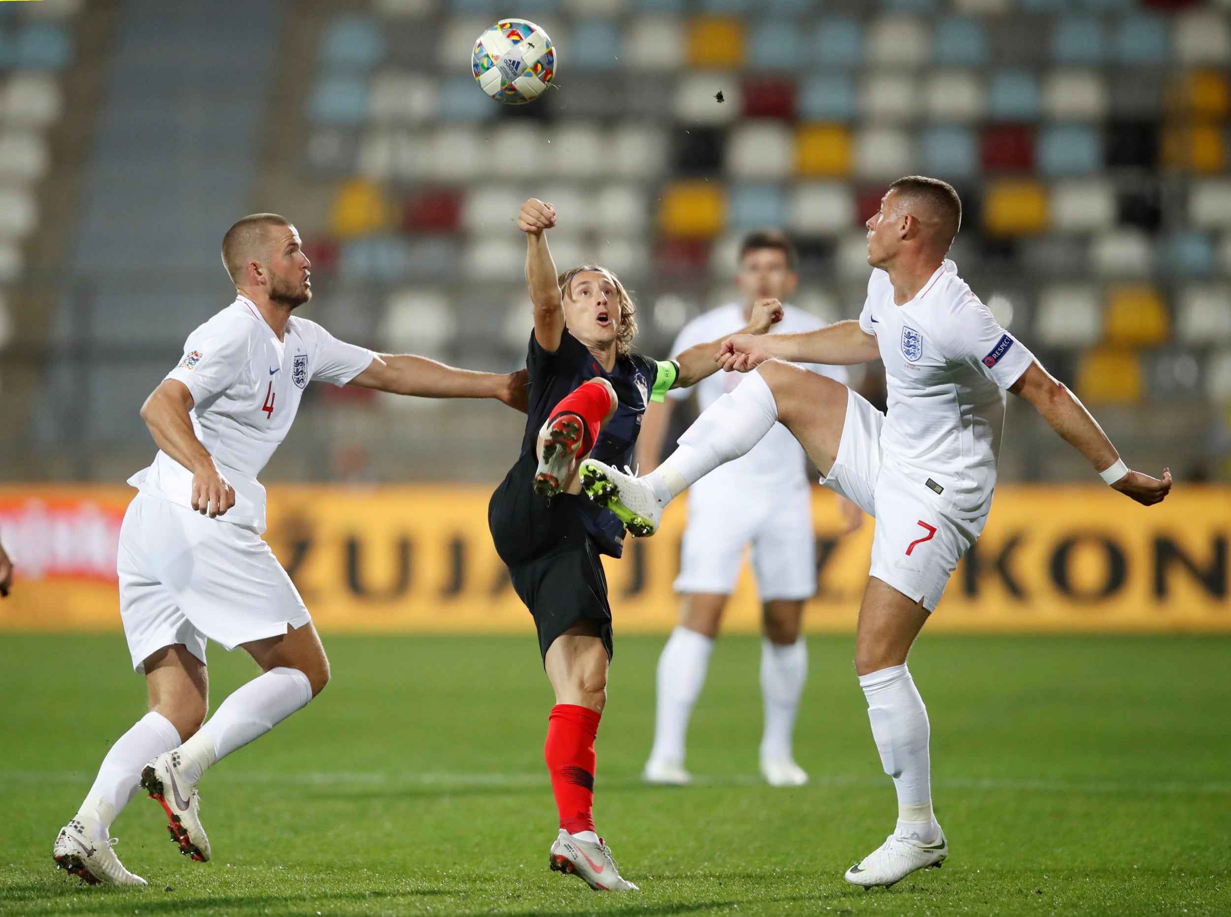 England drew 0-0 with Croatia in Rijeka