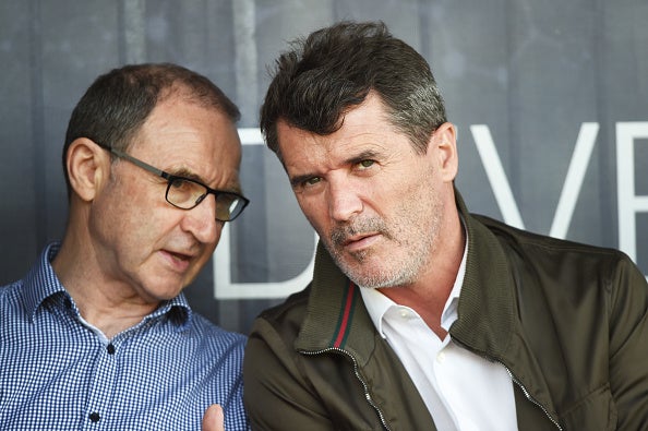 Martin O'Neil and Roy Keane are fighting relegation against Denmark