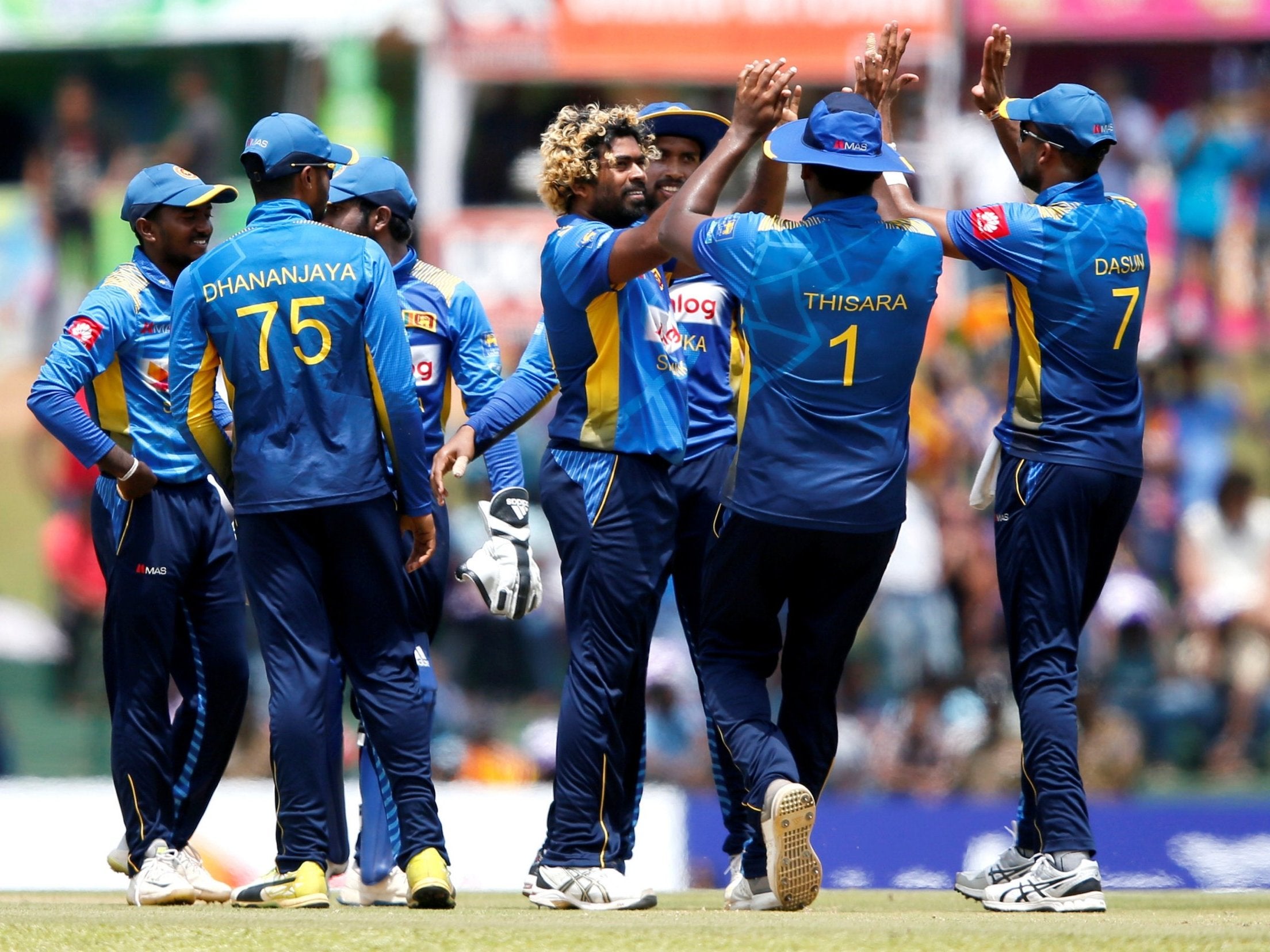 Lasith Malinga eventually dismissed Morgan for 92