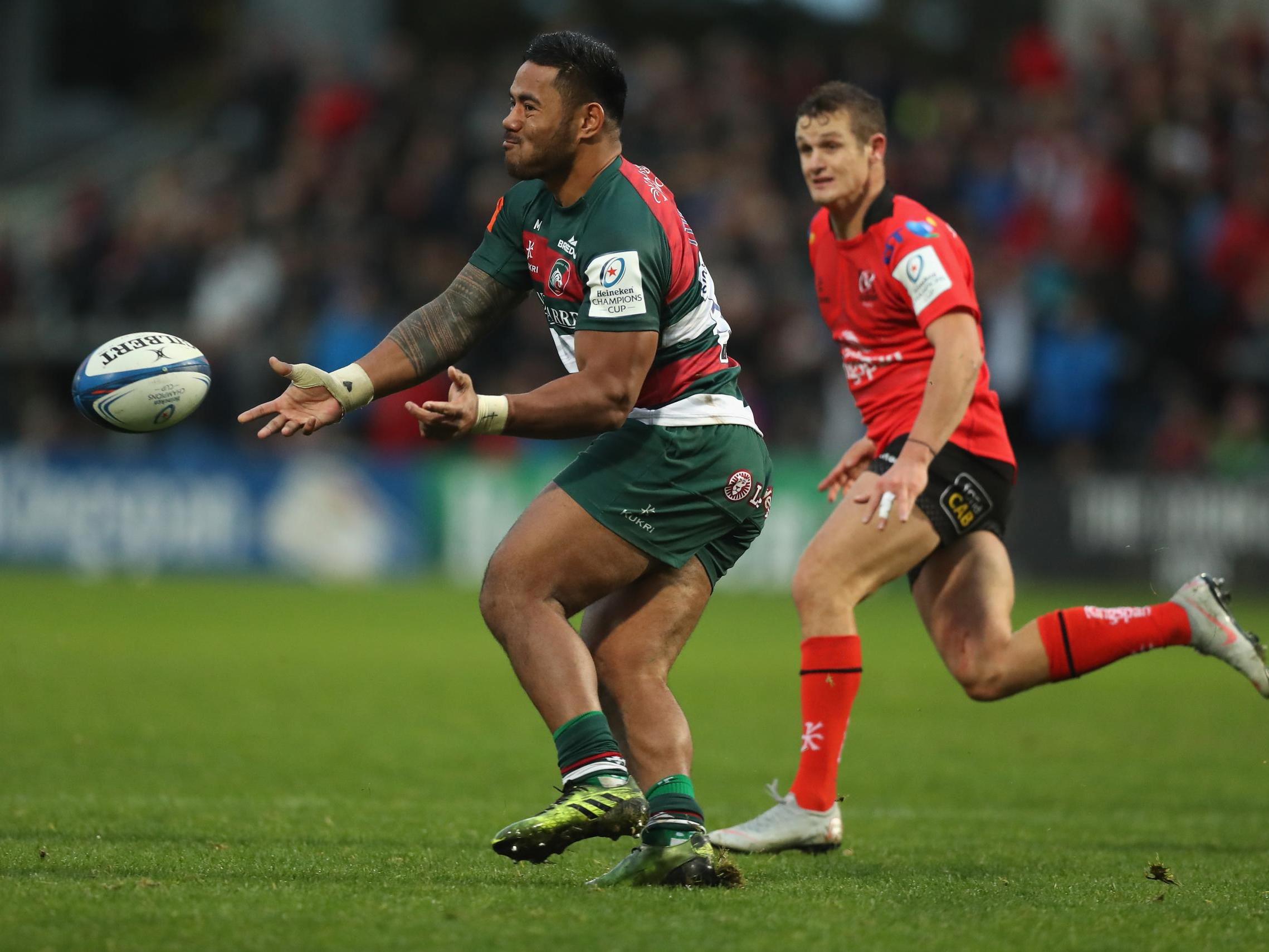 Manu Tuilagi in action for Tigers