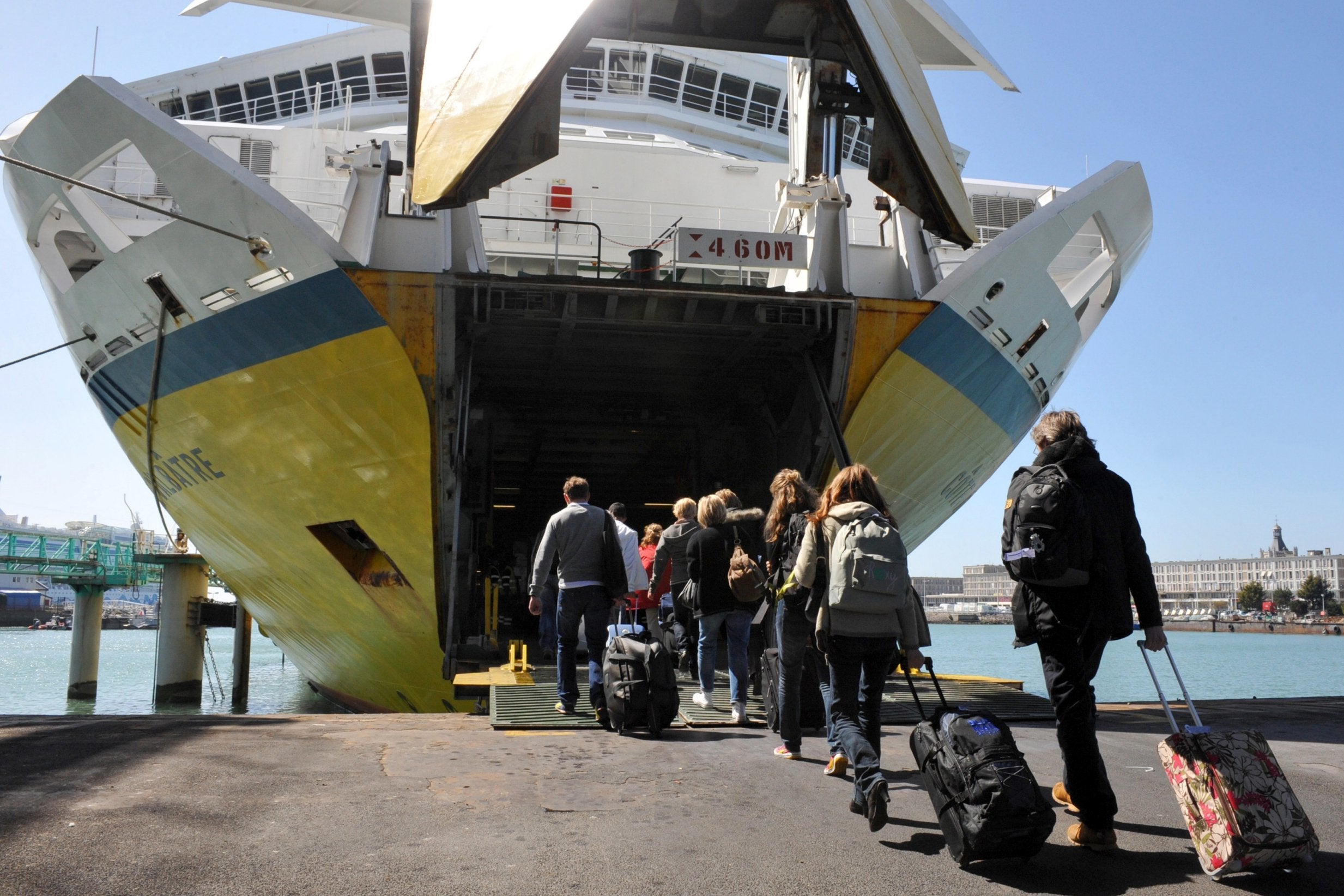 Andrew ended up sailing to Le Havre after his original plans were disrupted