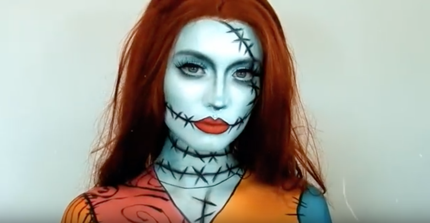 Sally is the most searched for Halloween beauty look in 2018 (YouTube Sn0ok)