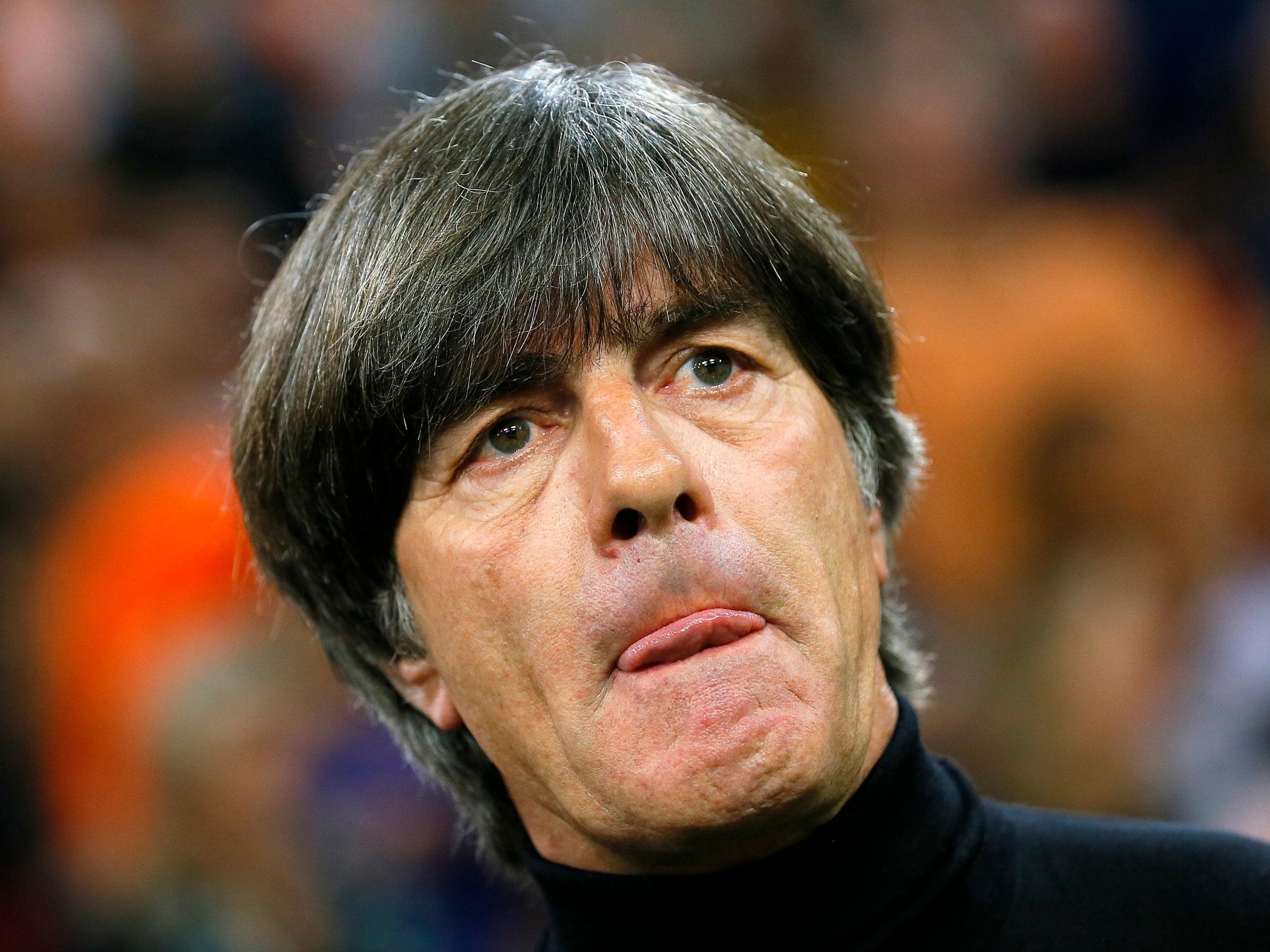 Germany's head coach Joachim Loew reacts at the Nations League match between Germany and the Netherlands