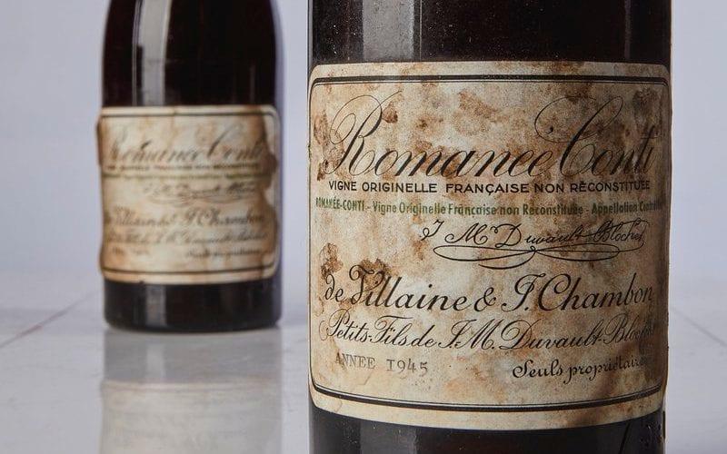 The world record breaking 1945 Romanee-Conti