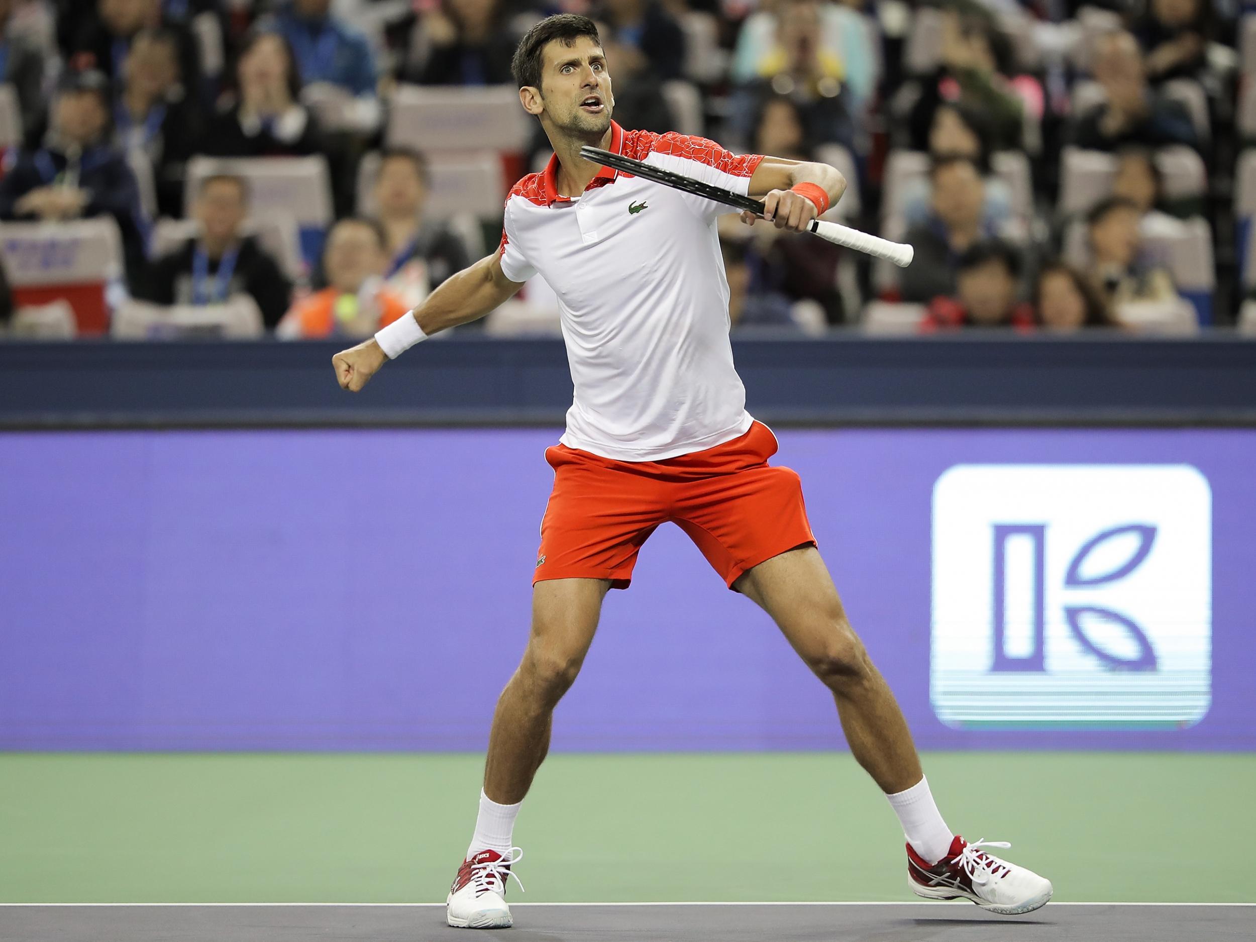 China is a special place for Novak Djokovic