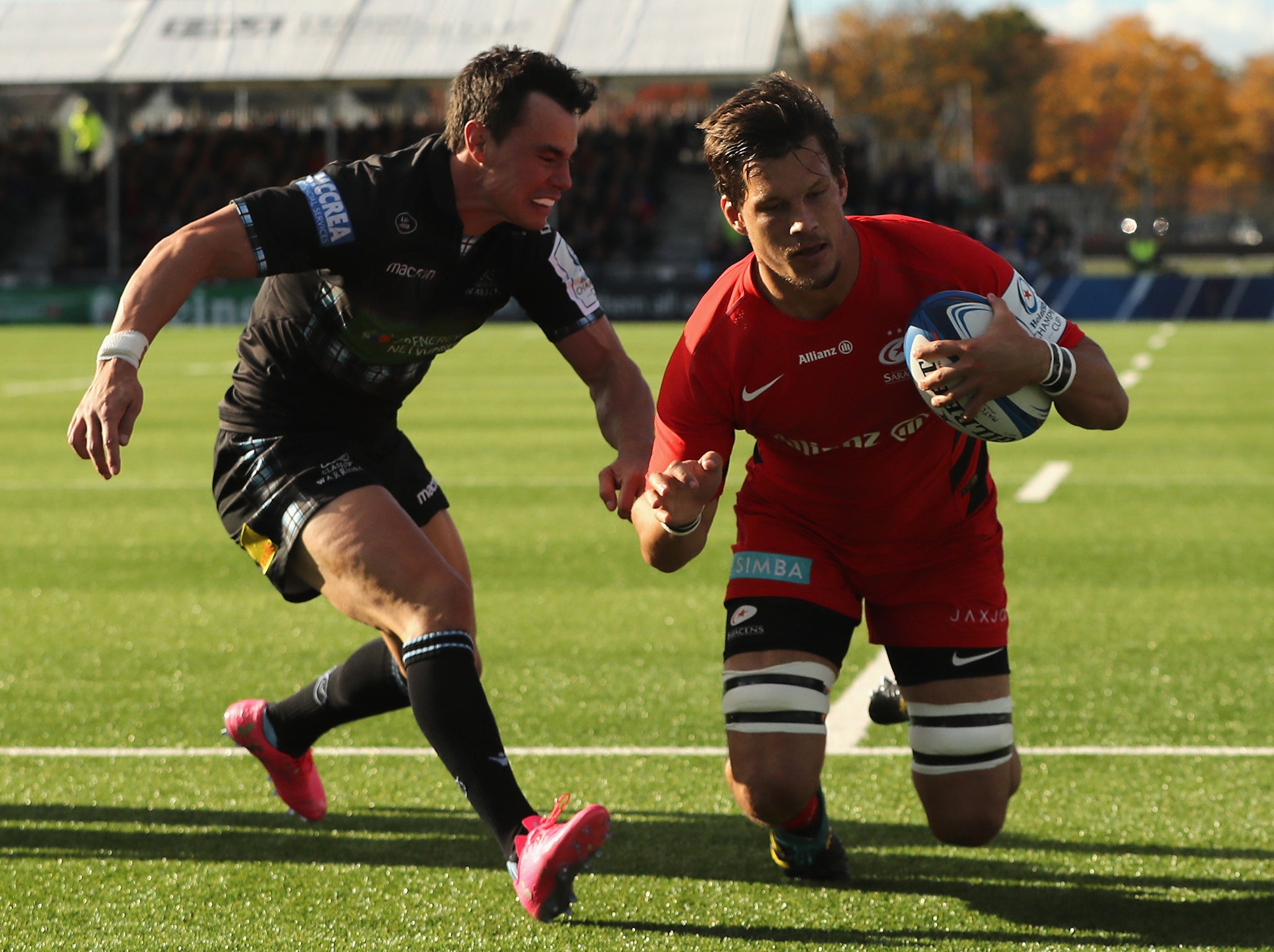 Mike Rhodes scored the game's only try