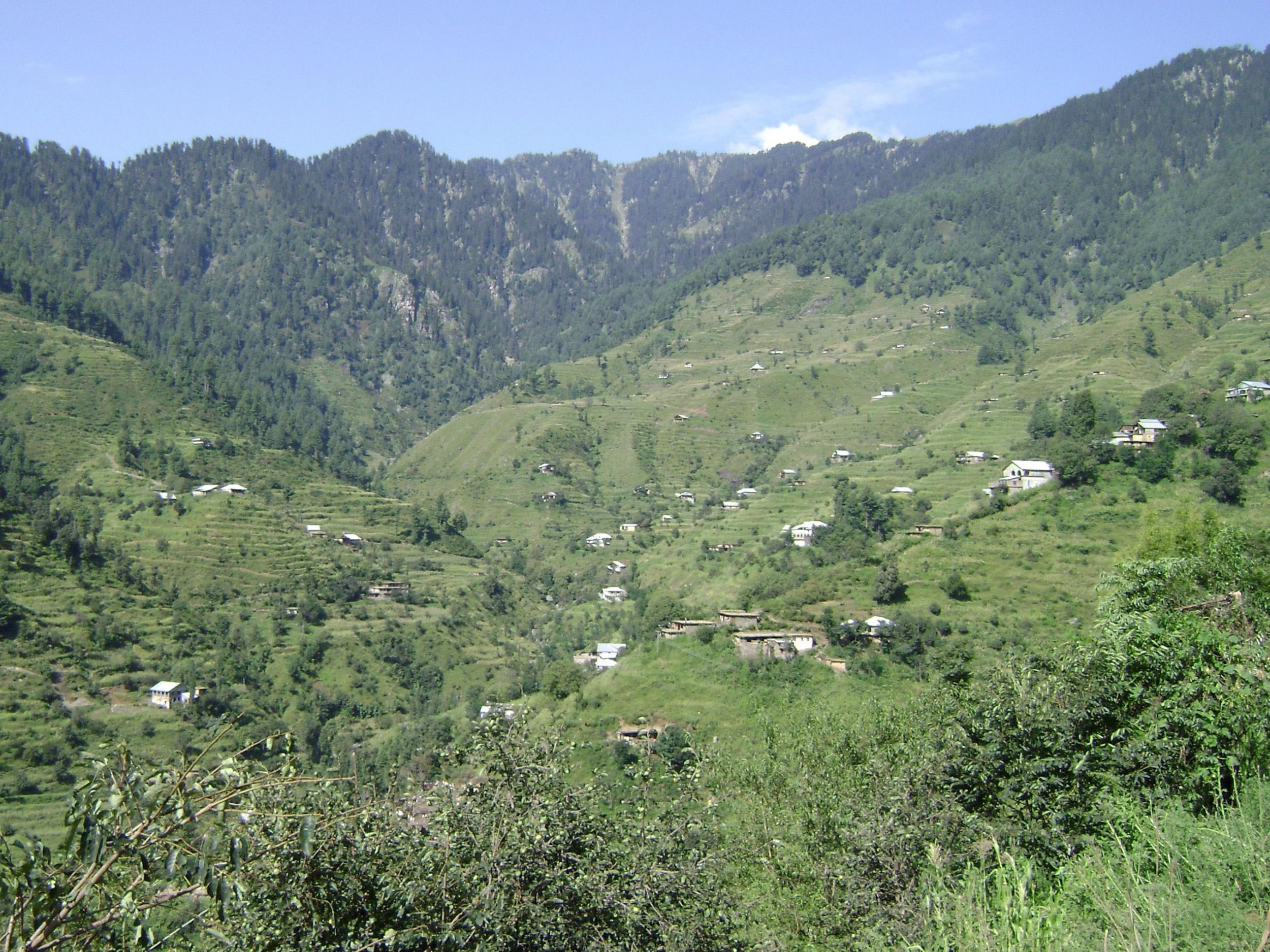 Peuchar, part of the Swat Valley, in 2007