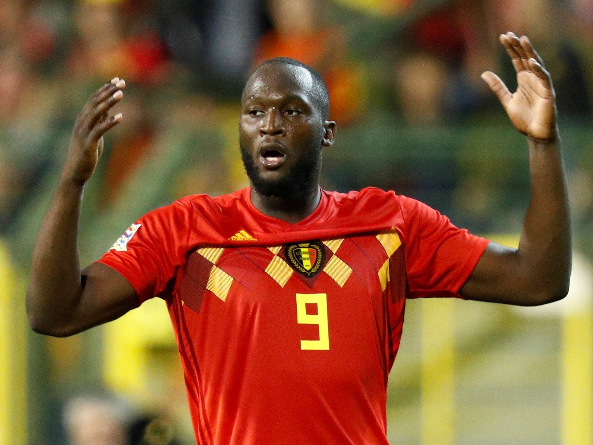 Lukaku scored twice for Belgium on Friday but has struggled for goals for United