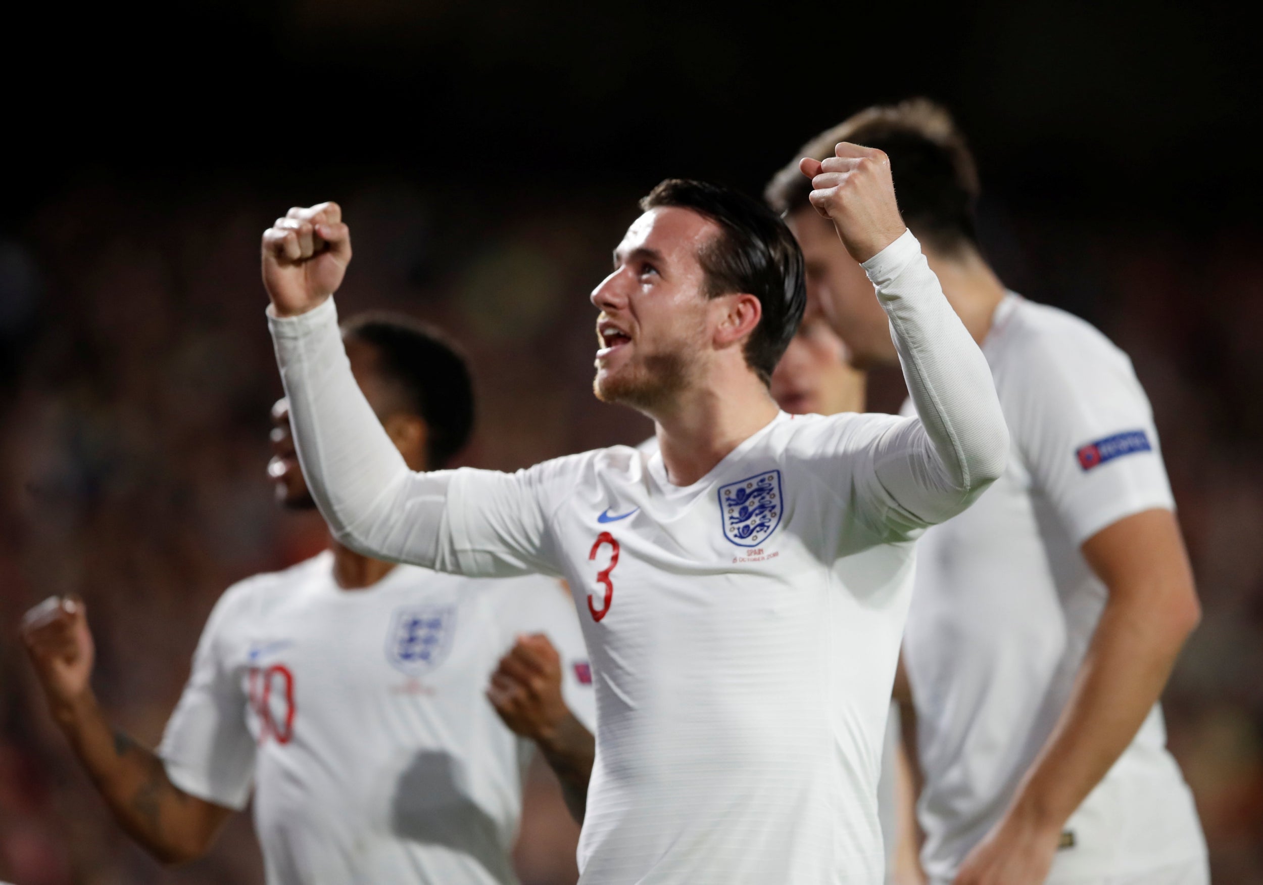 The young left-back impressed with England