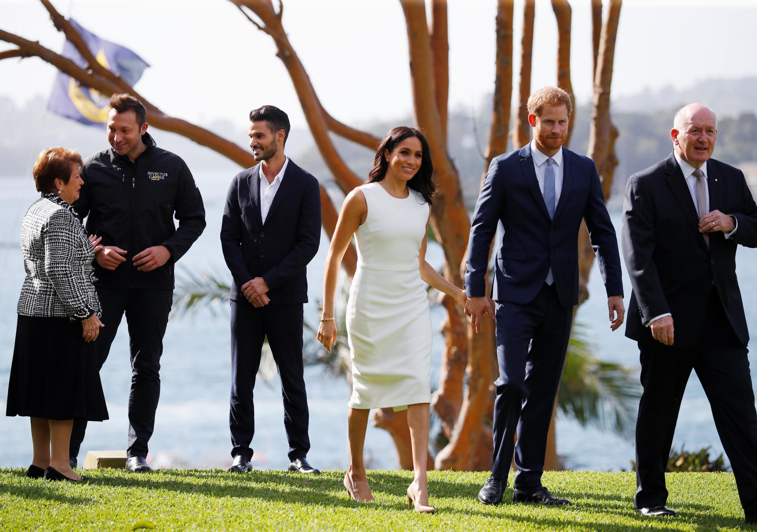 The Duchess of Sussex wears a Karen Gee dress while in Australia with Prince Harry as part of a 16-day tour