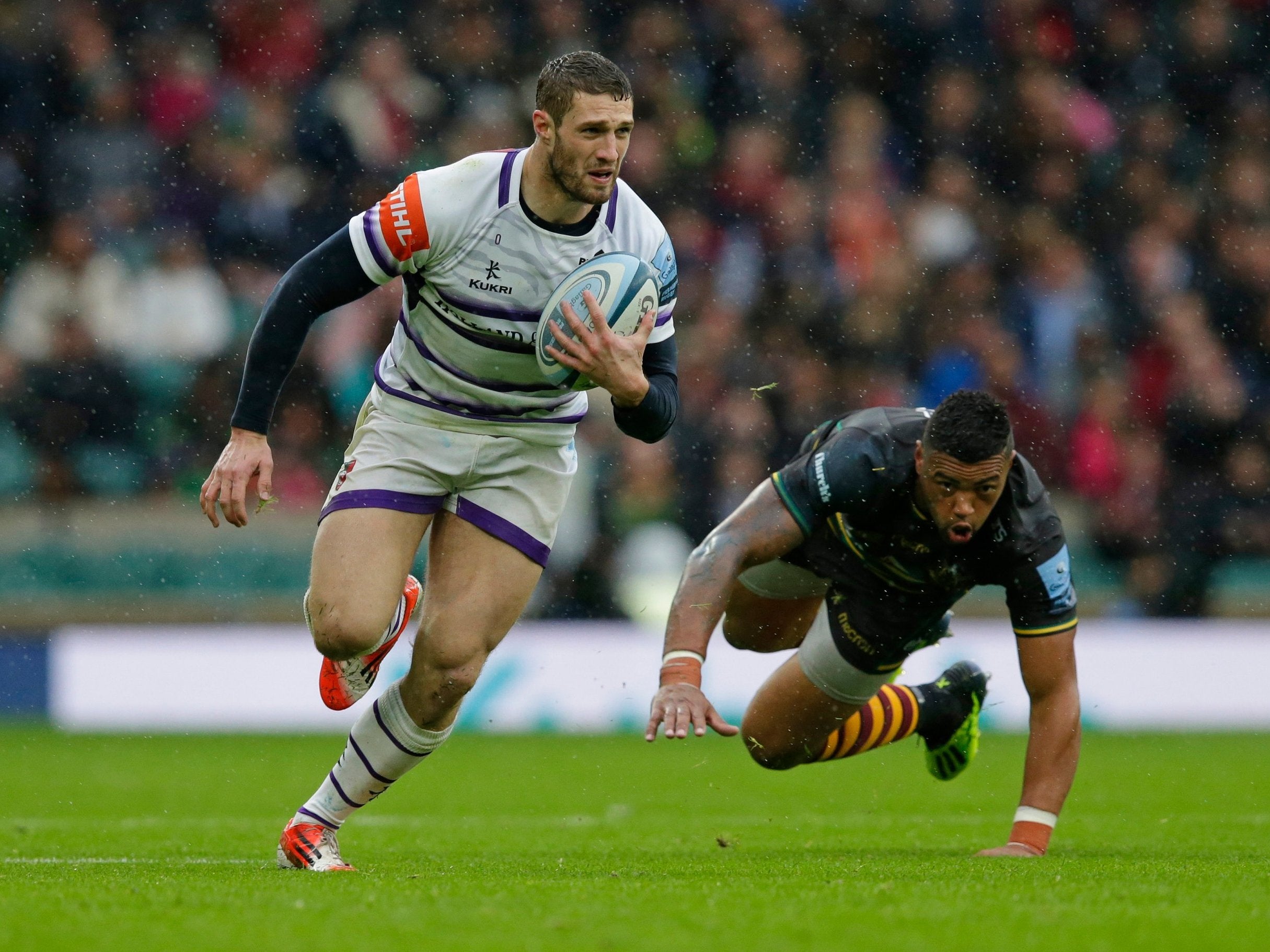 Holmes was named man of the match in Leicester’s win over Northampton