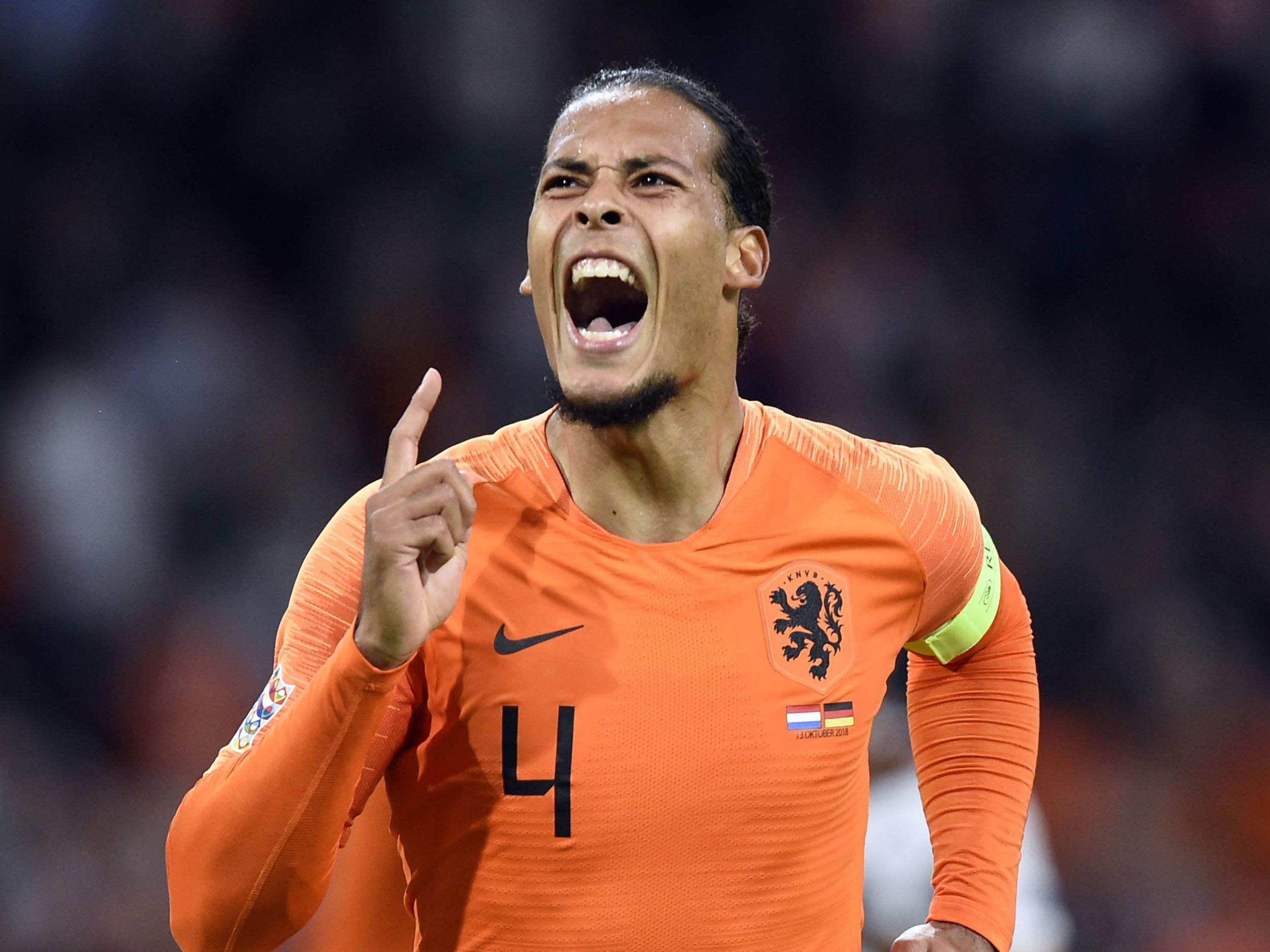 Virgil van Dijk played with two broken ribs during the international break