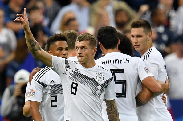 Toni Kroos put Germany in front in Paris