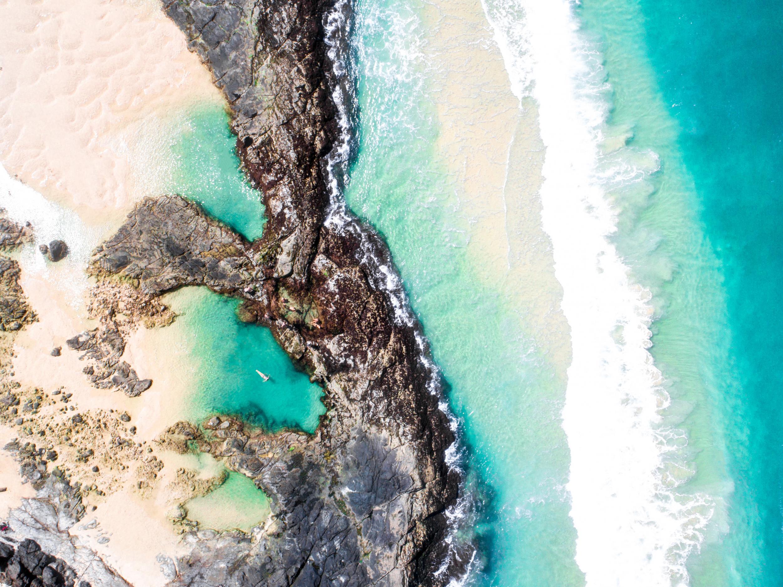 Champagne Pools, Fraser Island, Queensland