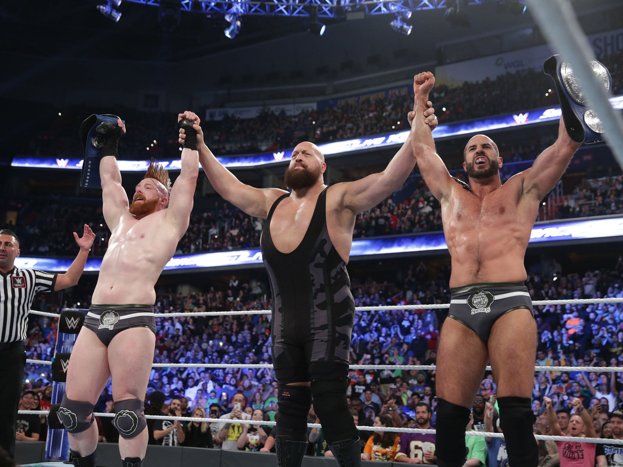 Big Show returned to help The Bar claim the Tag Team titles