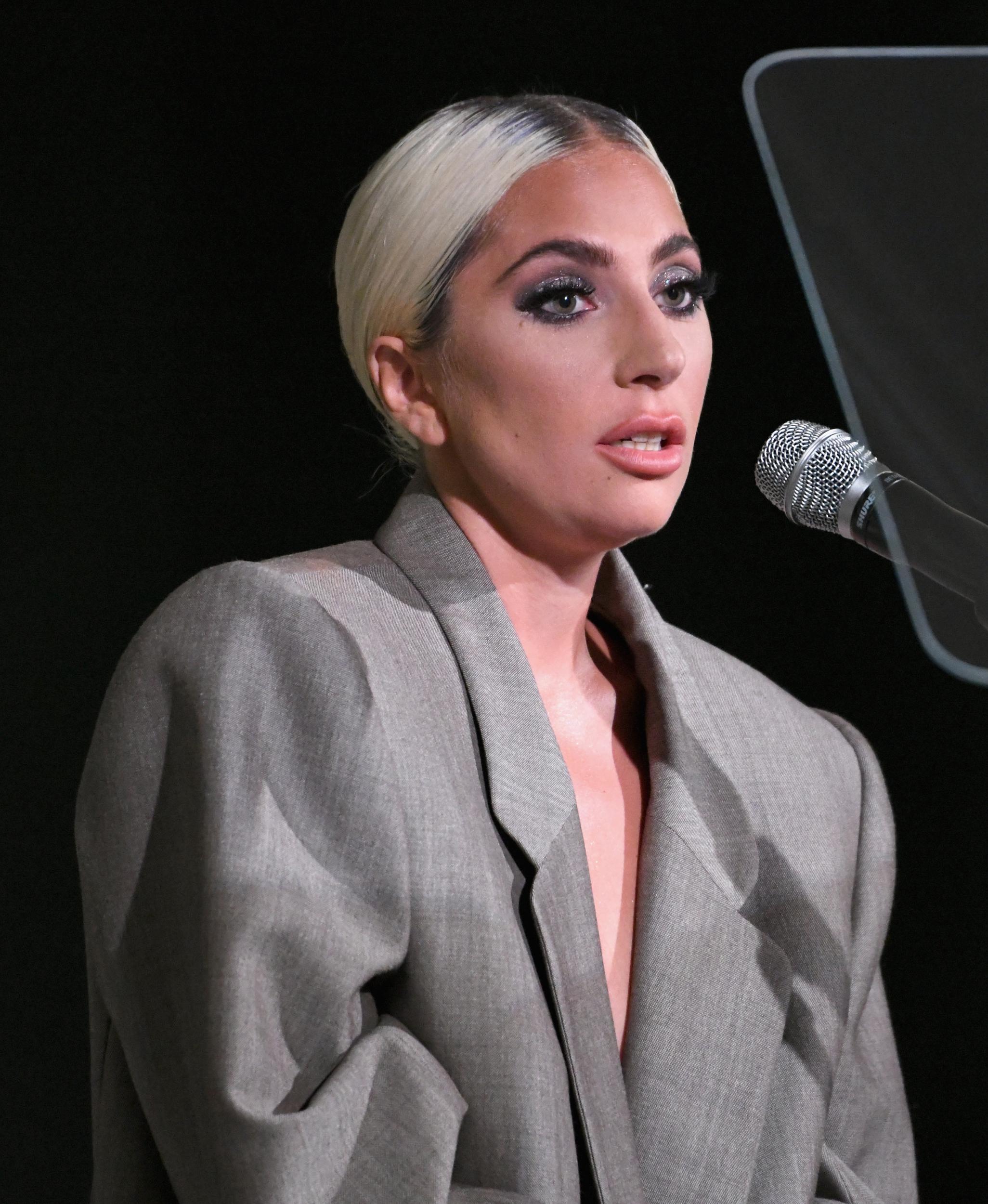 Lady Gaga was honoured on the night as one of ELLE’s Women in Hollywood.