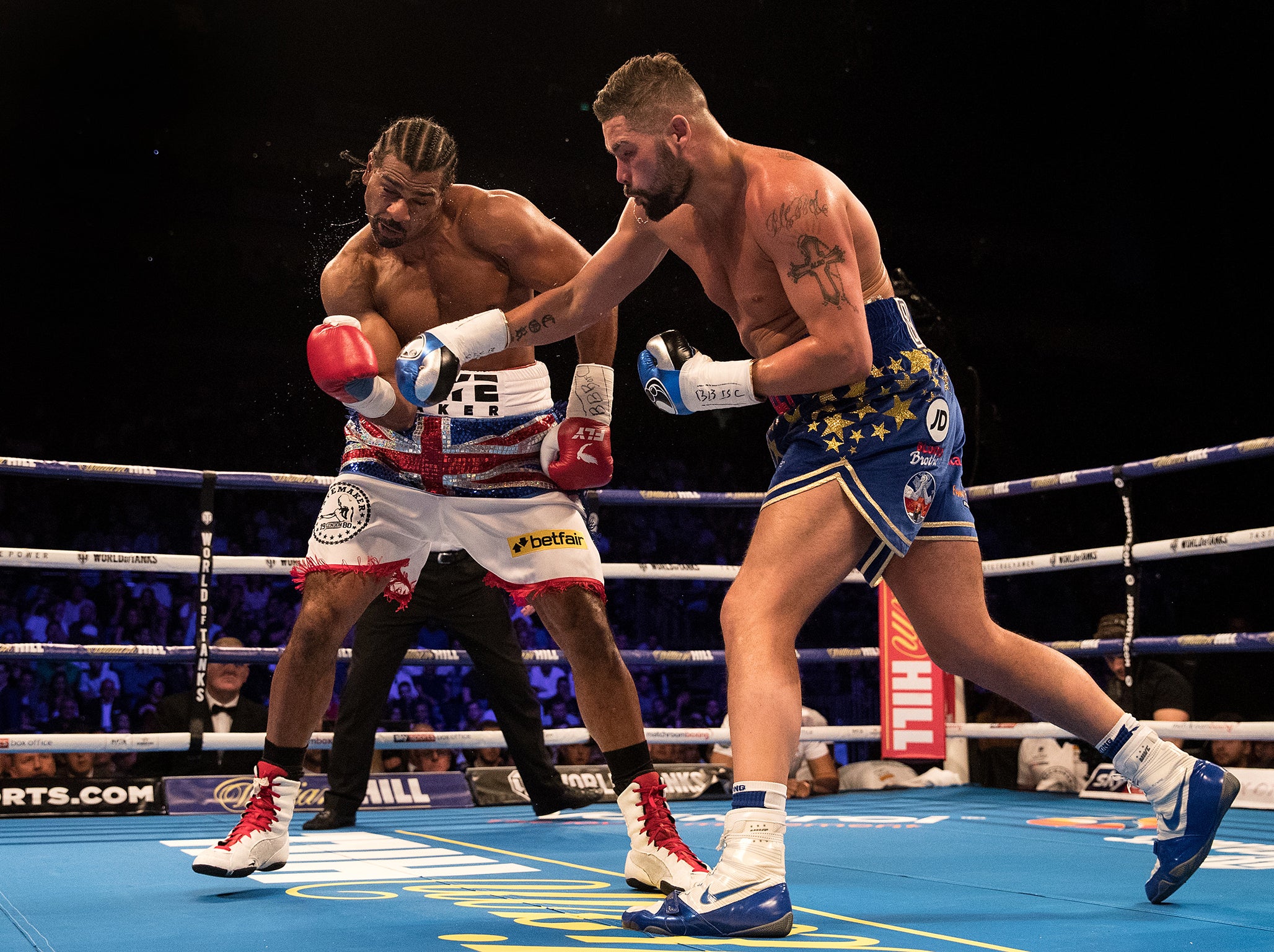 Bellew twice beat David Haye at heavyweight