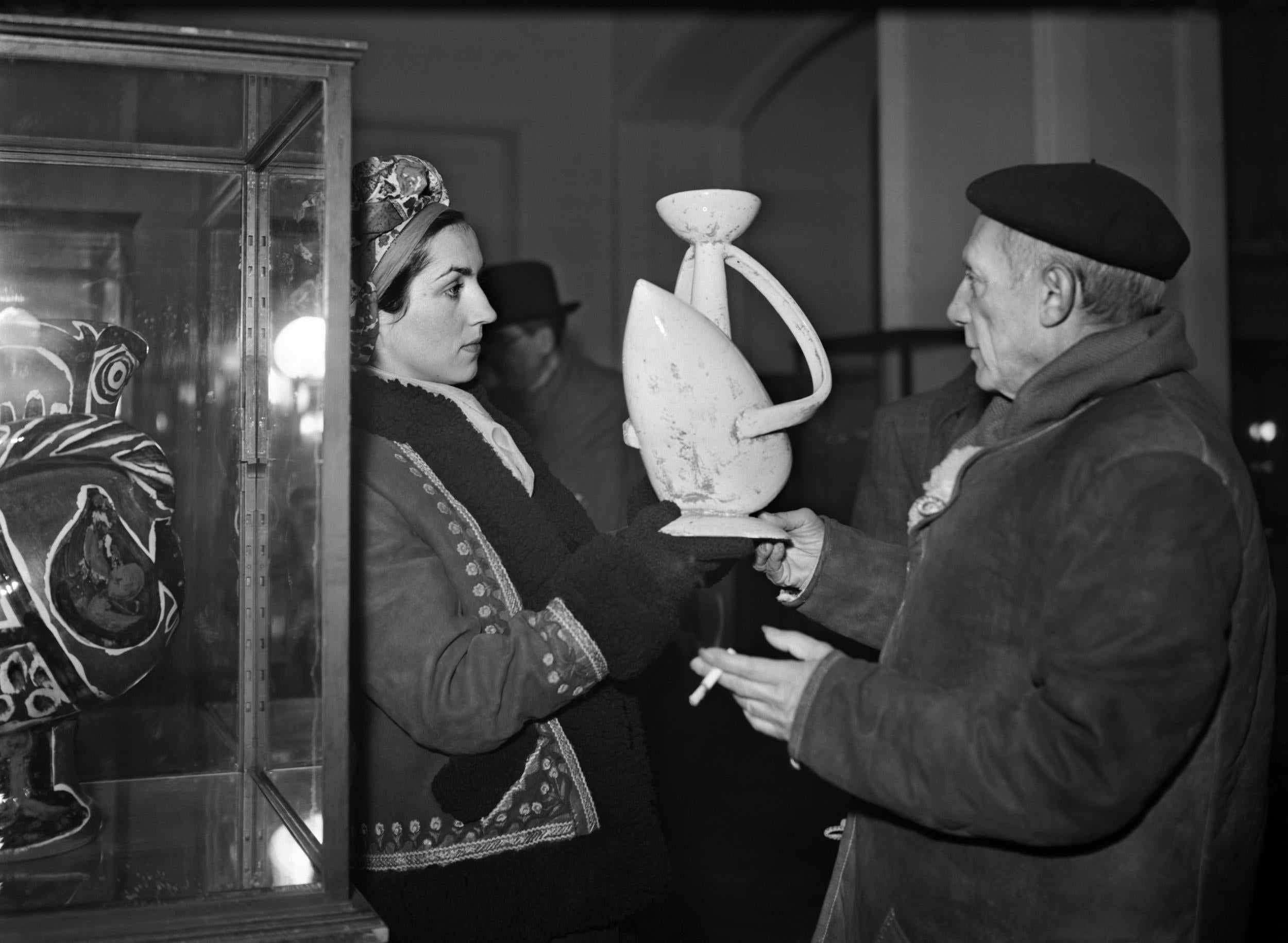 Gilot with Picasso in November 1948