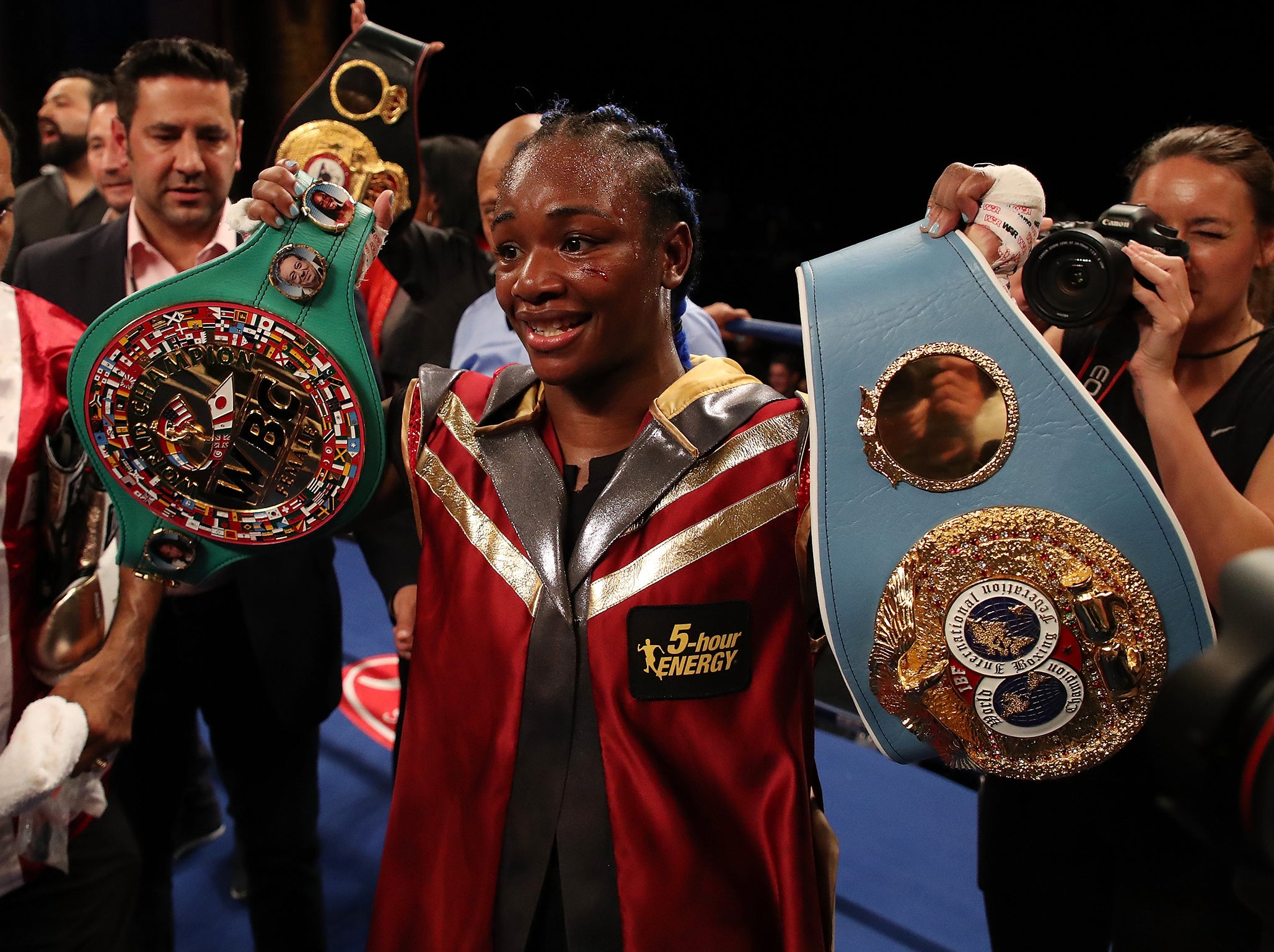 Shields is reigning WBC and IBF champion