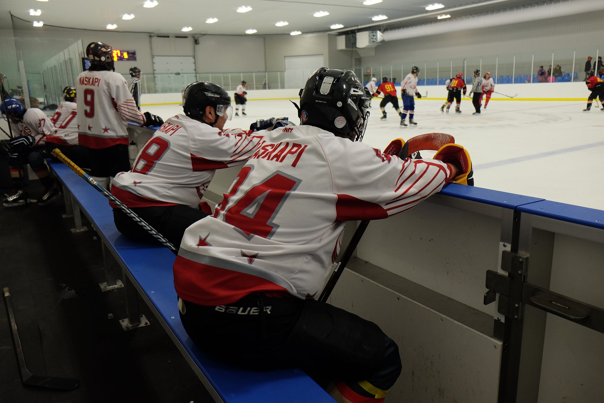 An ice hockey training programme for children provides opportunities for the best players to travel across Quebec for competitions