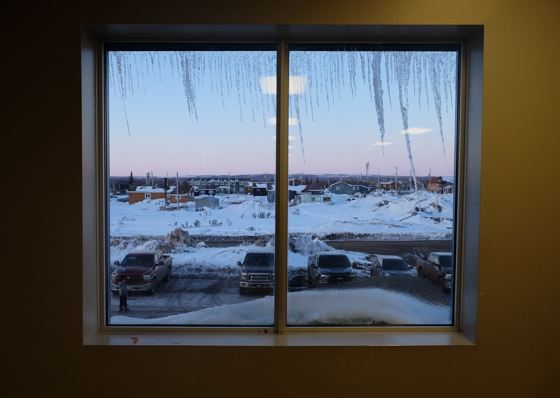 Kawawachikamach is an indigenous community in northern Quebec only accessible by all-day train or a costly return flight