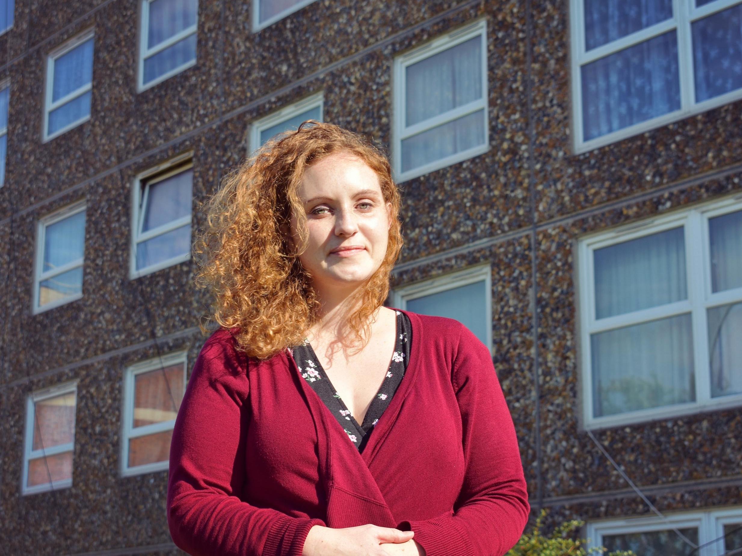 Gregory discovered widening cracks in her flat at London's Ledbury Estate